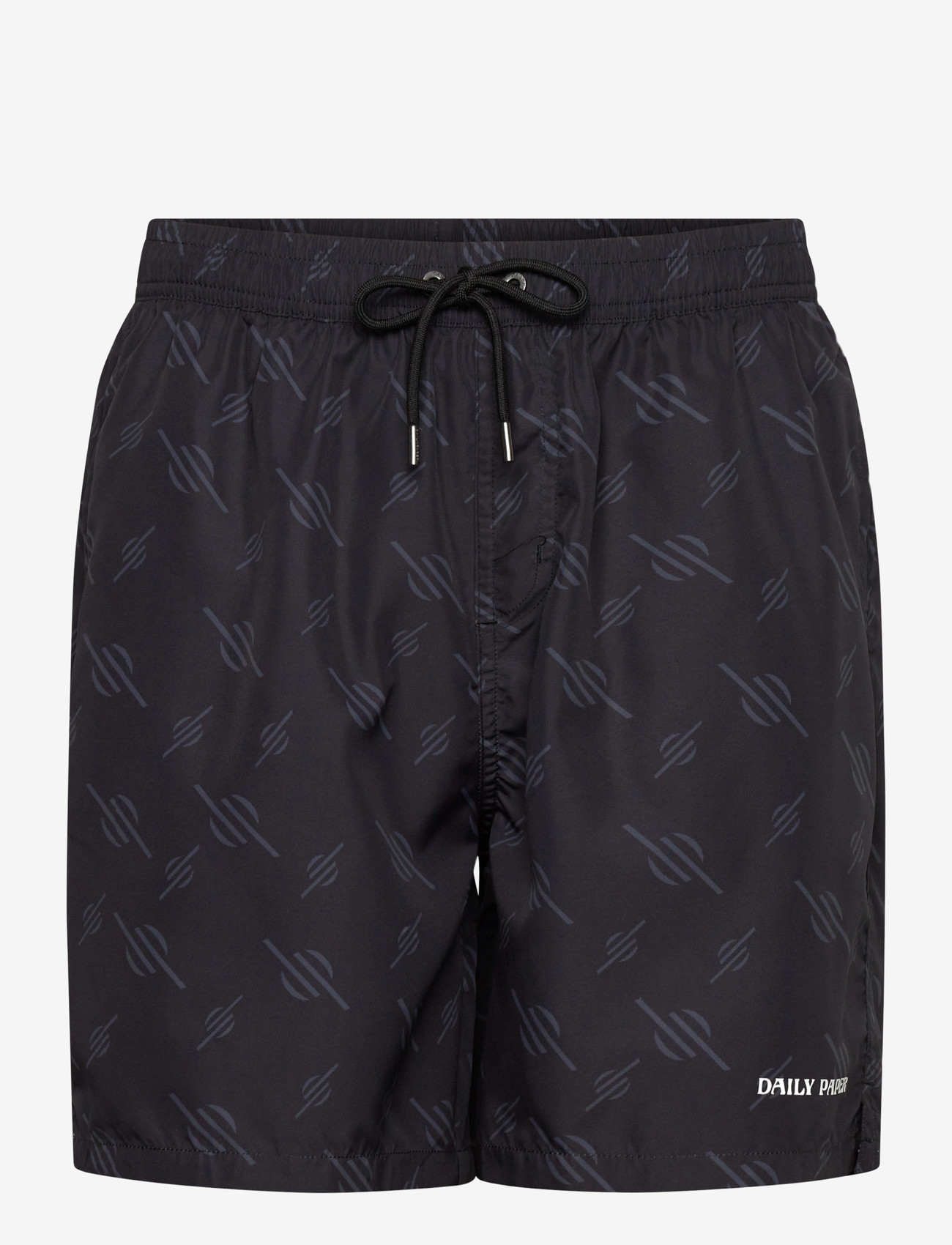Daily Paper - irregular monogram swimshorts - badshorts - black - 0