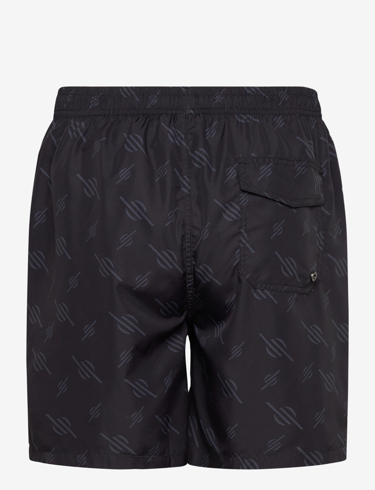 Daily Paper - irregular monogram swimshorts - badshorts - black - 1
