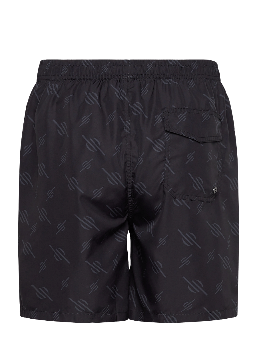 Daily Paper - irregular monogram swimshorts - ujumispüksid - black - 1