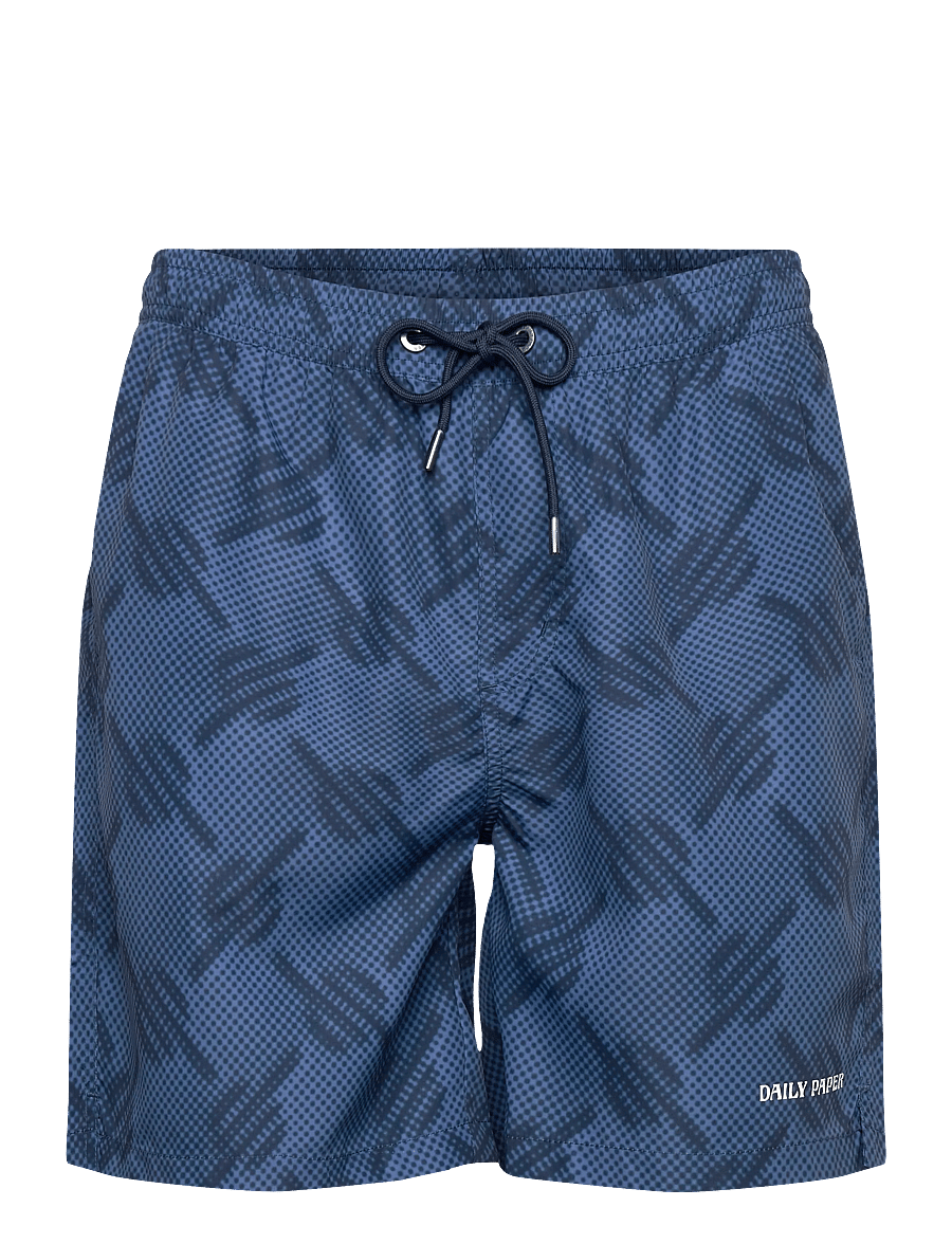 Daily Paper - dotted monogram swimshorts - badehose - quiet harbor - 0