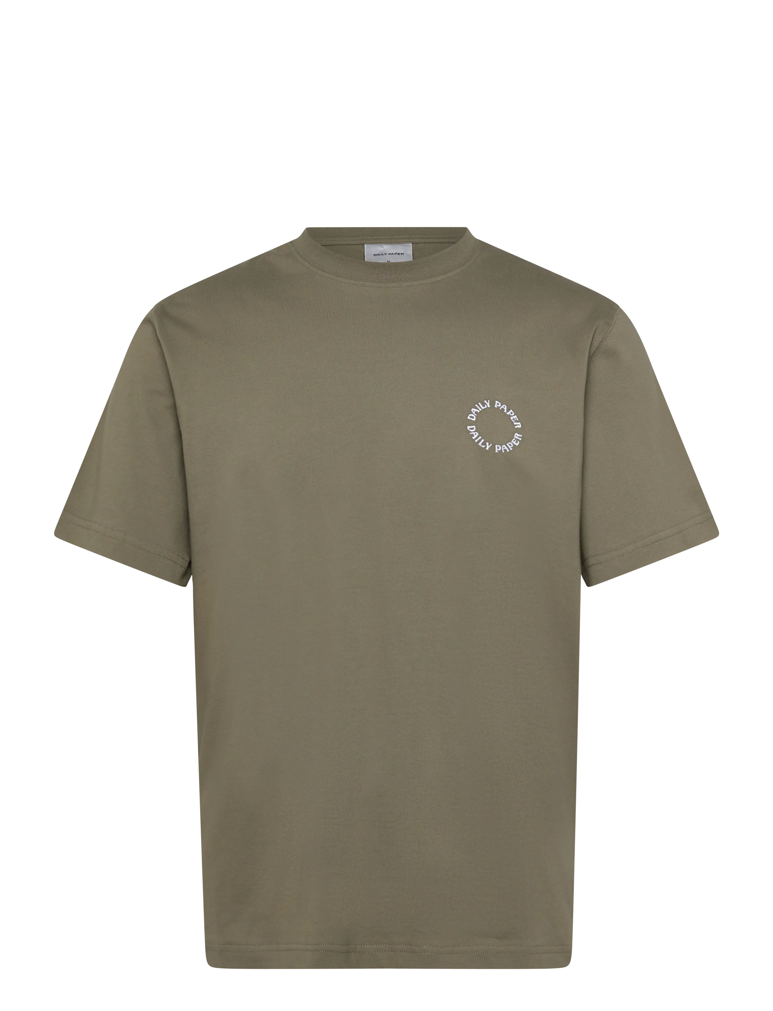 DAILY PAPER Orbit Embroidery T-Shirt Khaki - L - Herren