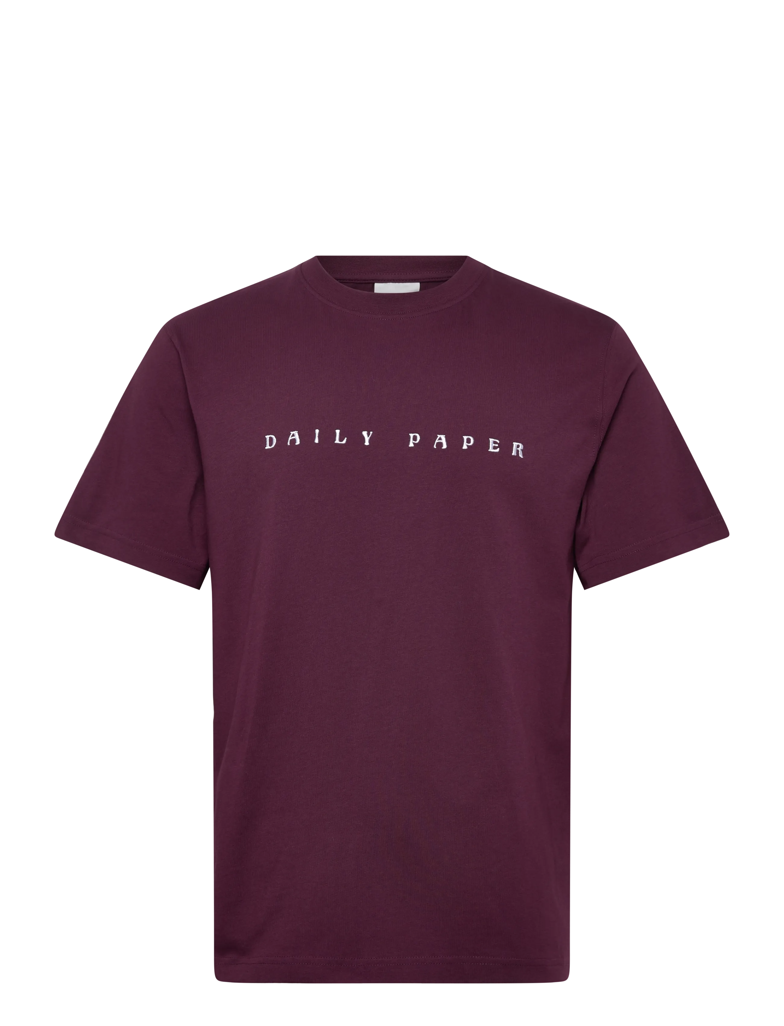 Daily Paper Alias Dias T-Shirt, S, T-shirts, Burgunderrot - Short-sleeved, Männerswear