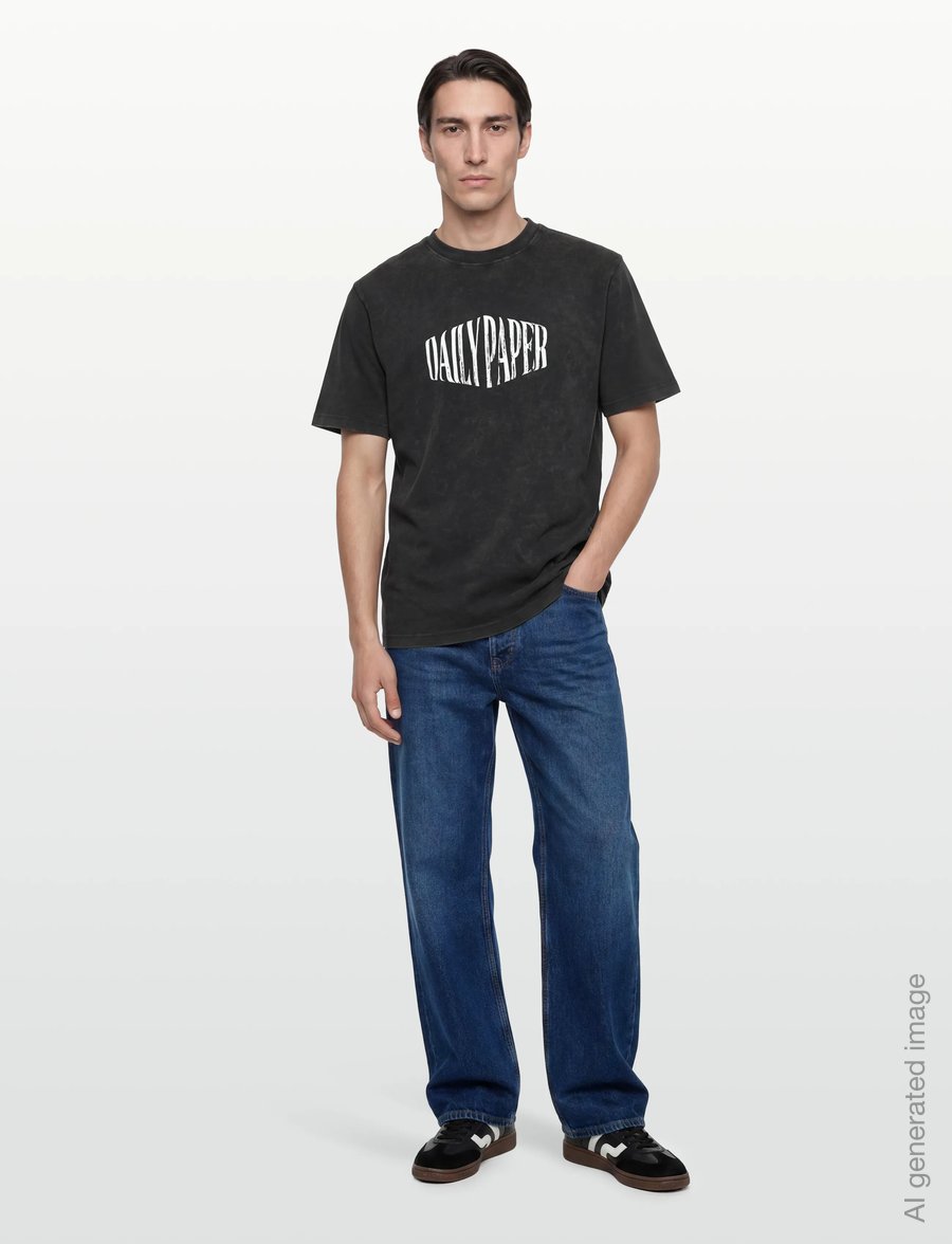 Daily Paper - vintage ss tee - lühikeste varrukatega t-särgid - black - 0