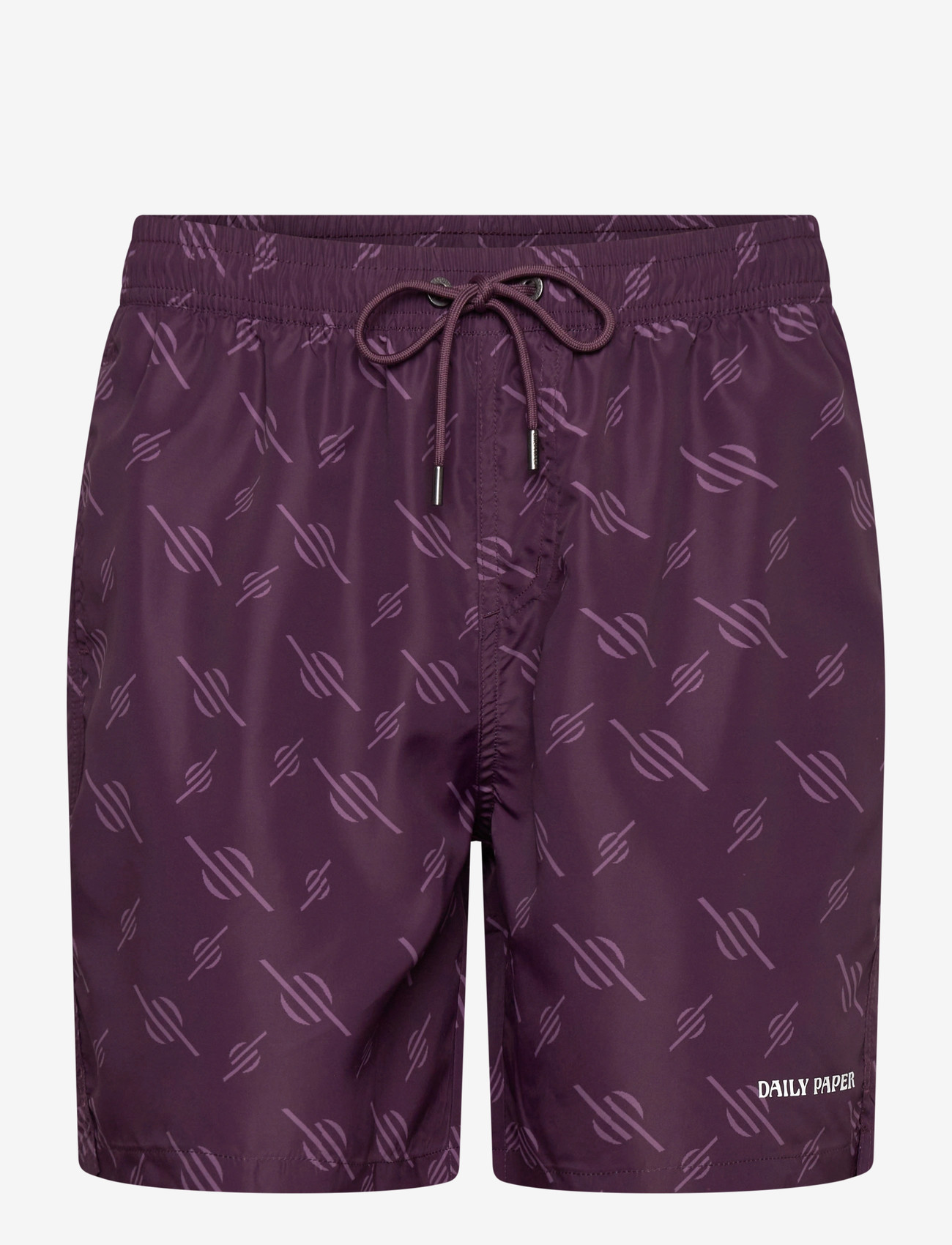 Daily Paper - irregular monogram swimshorts - swim shorts - potent purple - 0