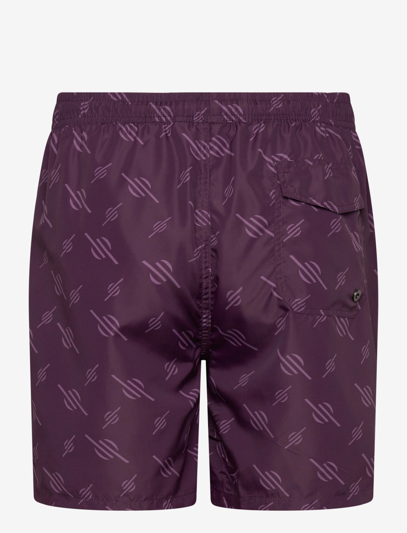 Daily Paper - irregular monogram swimshorts - swim shorts - potent purple - 1
