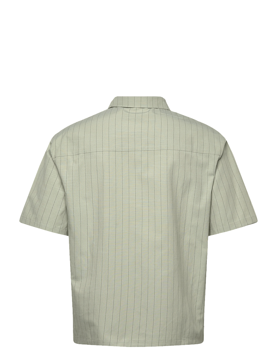 Daily Paper - script ss shirt - gestreifte hemden - beige - 1