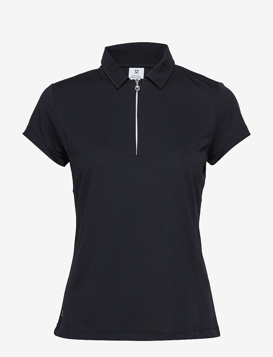 Daily Sports - MACY CAP/S POLO SHIRT - tops & t-shirts - navy - 0