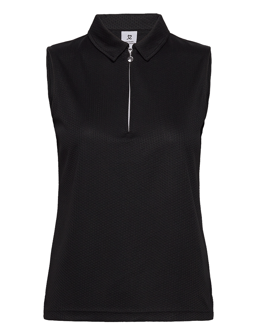 Daily Sports - PEORIA SL POLO SHIRT - tops & t-shirts - black - 1
