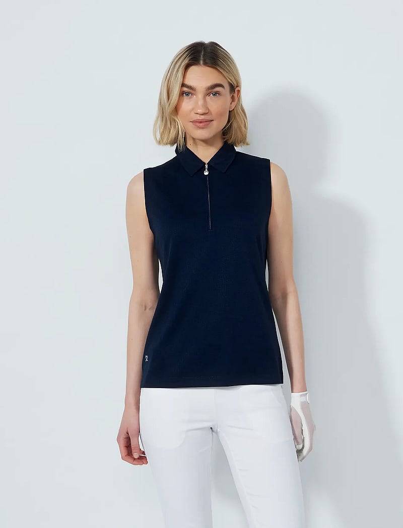 Daily Sports - PEORIA SL POLO SHIRT - toppar & t-shirts - navy - 0