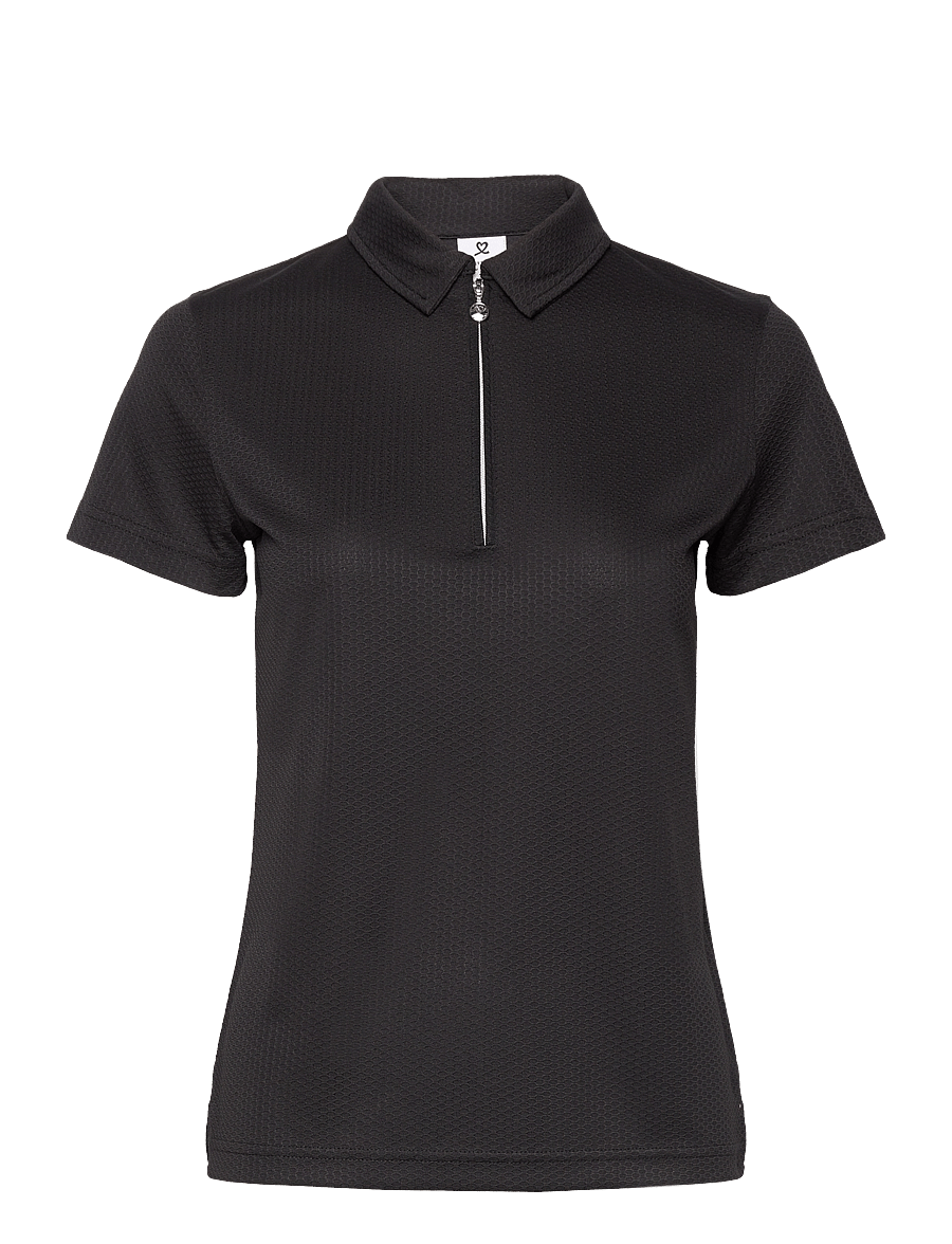 Daily Sports - PEORIA SS POLO SHIRT - tops & t-shirts - black - 1