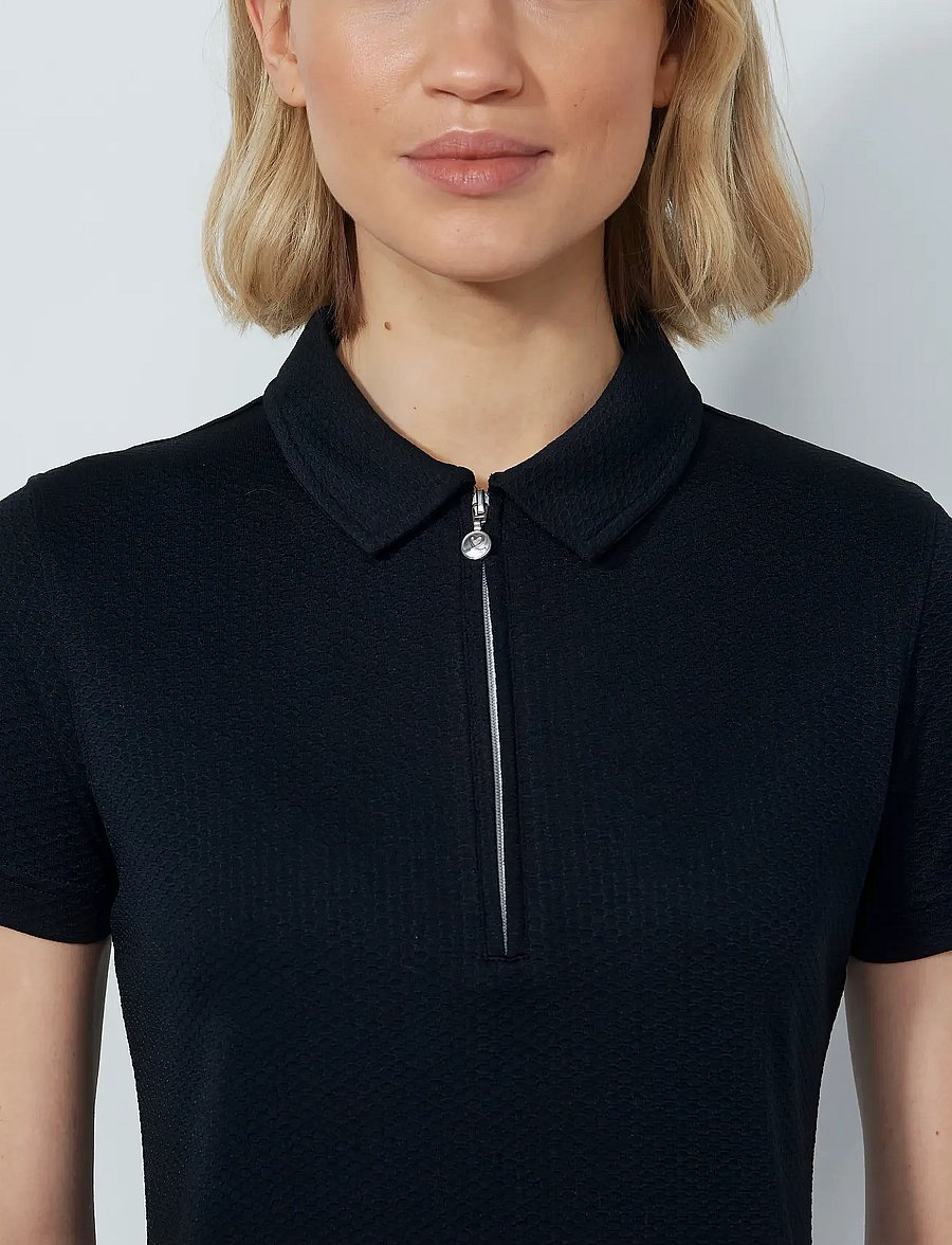 Daily Sports - PEORIA SS POLO SHIRT - tops & t-shirts - black - 4