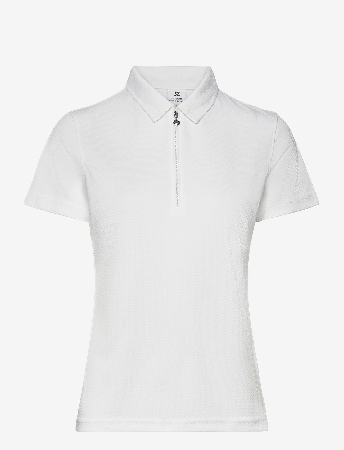 Daily Sports - PEORIA SS POLO SHIRT - oberteile & t-shirts - white - 1