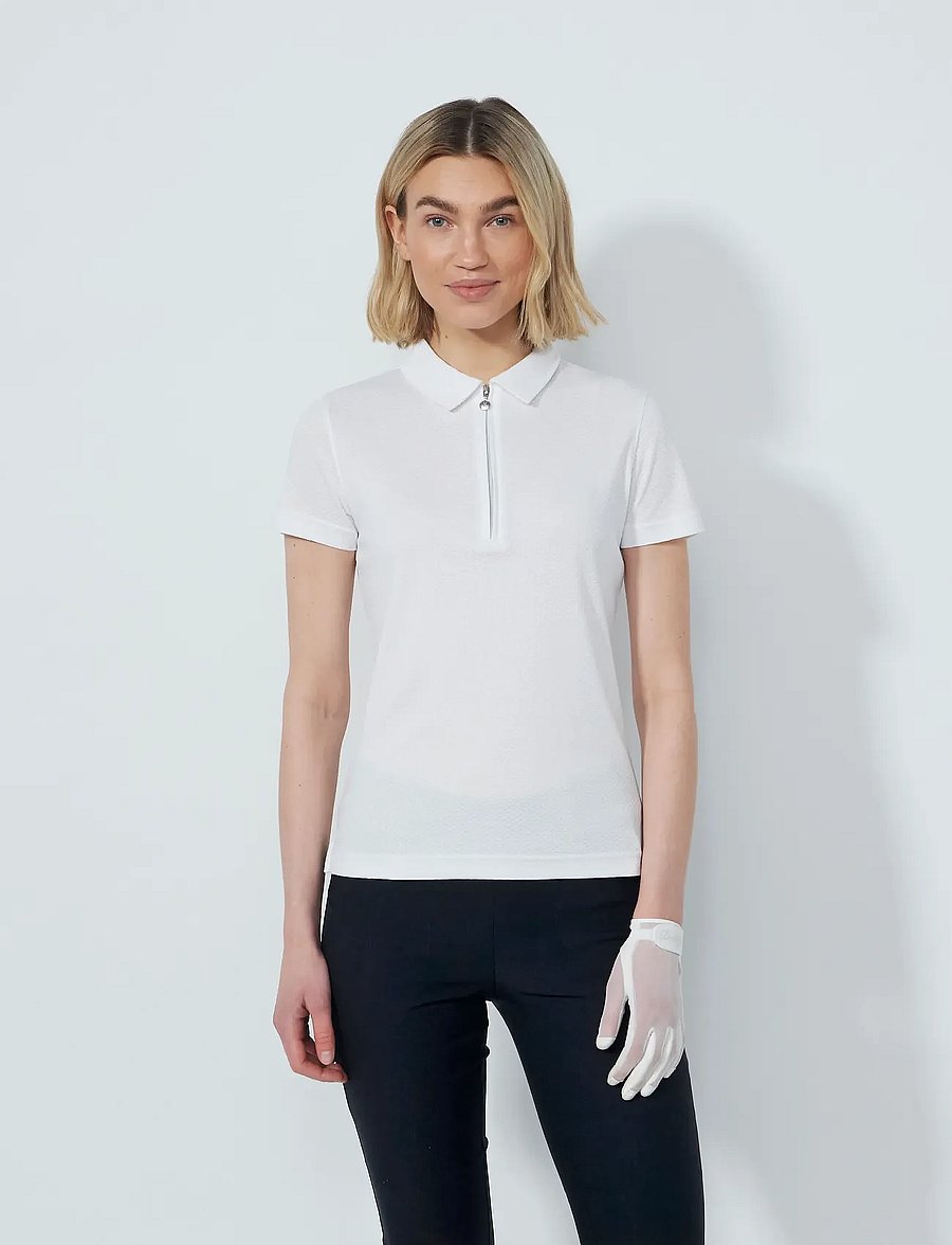 Daily Sports - PEORIA SS POLO SHIRT - tops & t-shirts - white - 0