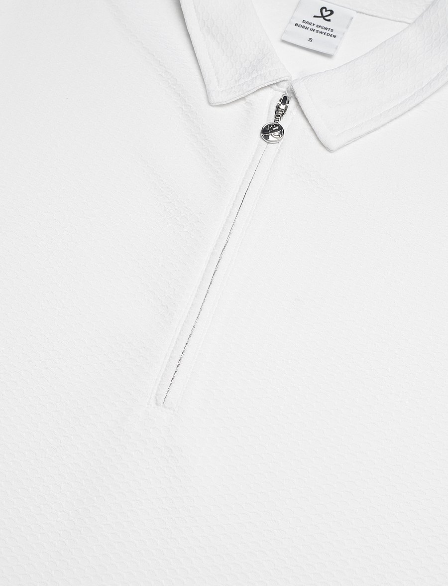 Daily Sports - PEORIA SS POLO SHIRT - tops & t-shirts - white - 5
