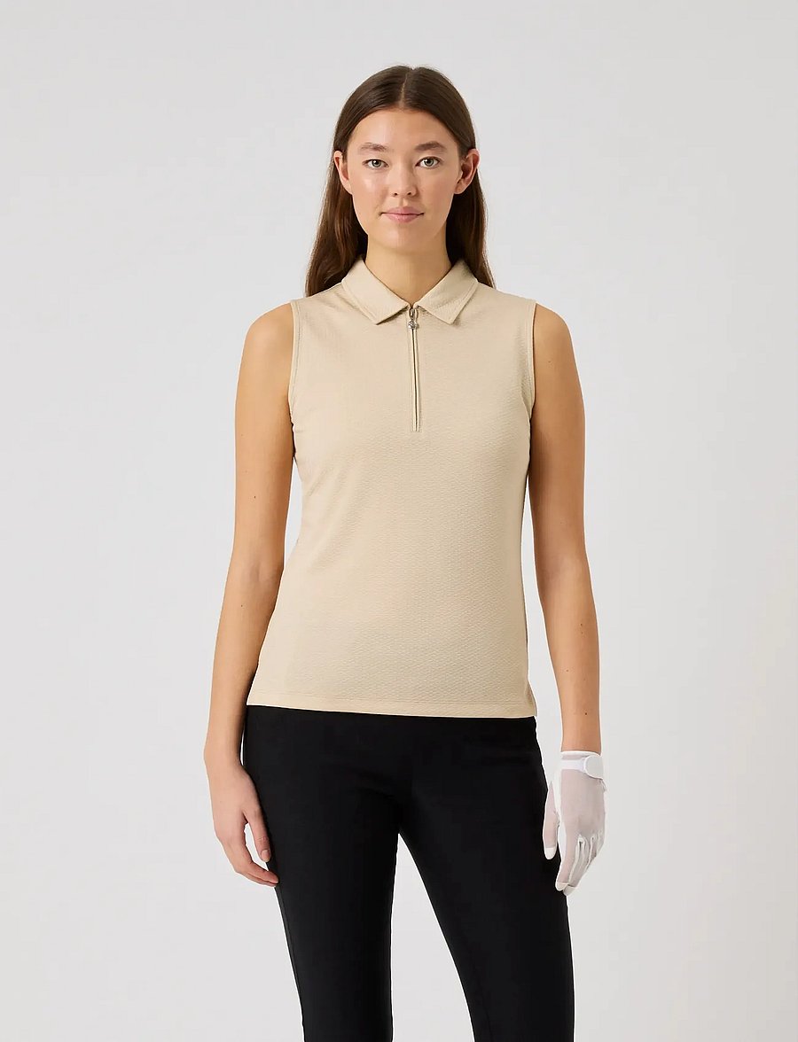 Daily Sports - Peoria SL Polo shirt - pikéer - oyster - 0