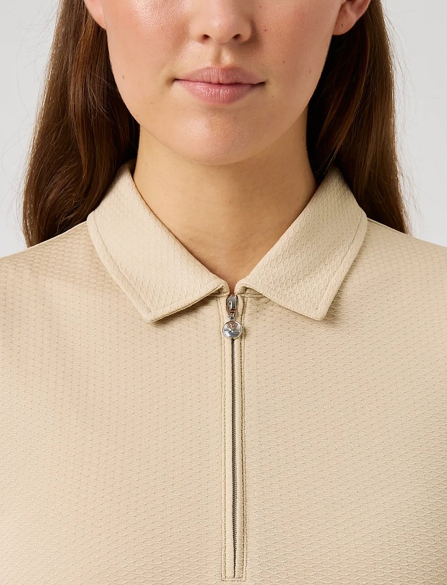 Daily Sports - Peoria SL Polo shirt - pikéer - oyster - 4