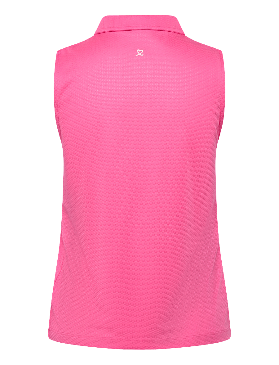 Daily Sports - Peoria SL Polo shirt - toppar & t-shirts - radiant pink - 2