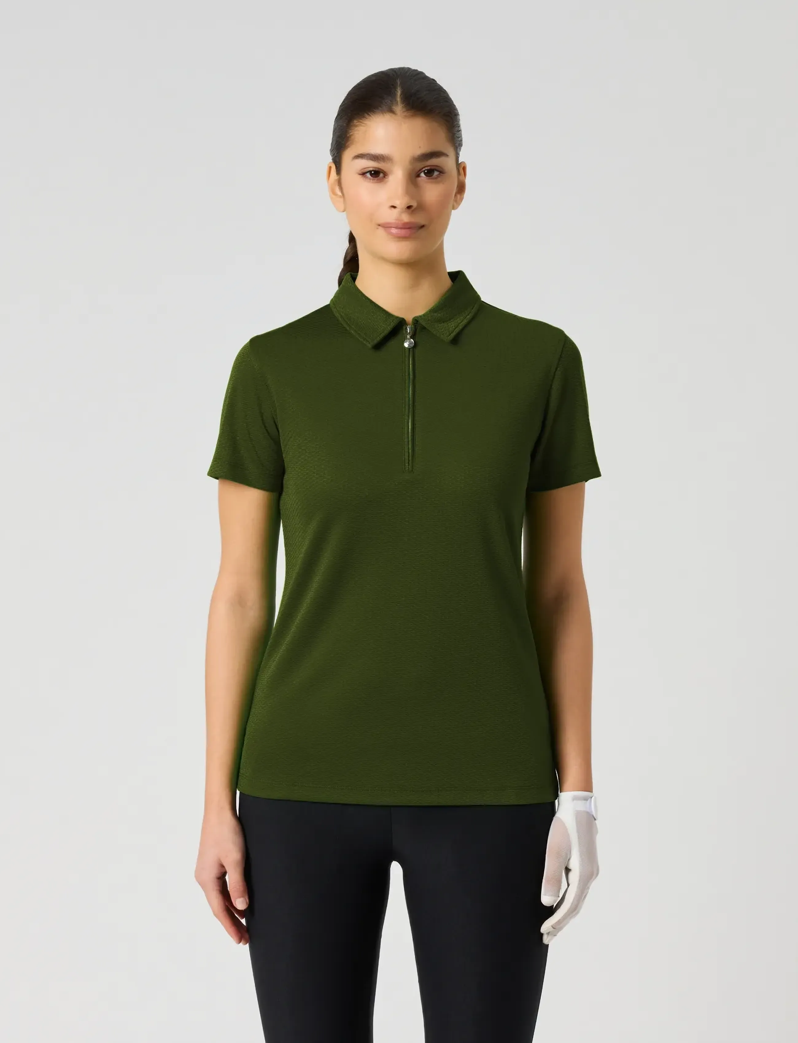 Daily Sports Peoria Ss Polo Shirt, M, T-shirts & Oberteile, Khakigrün - Polos, Frauen