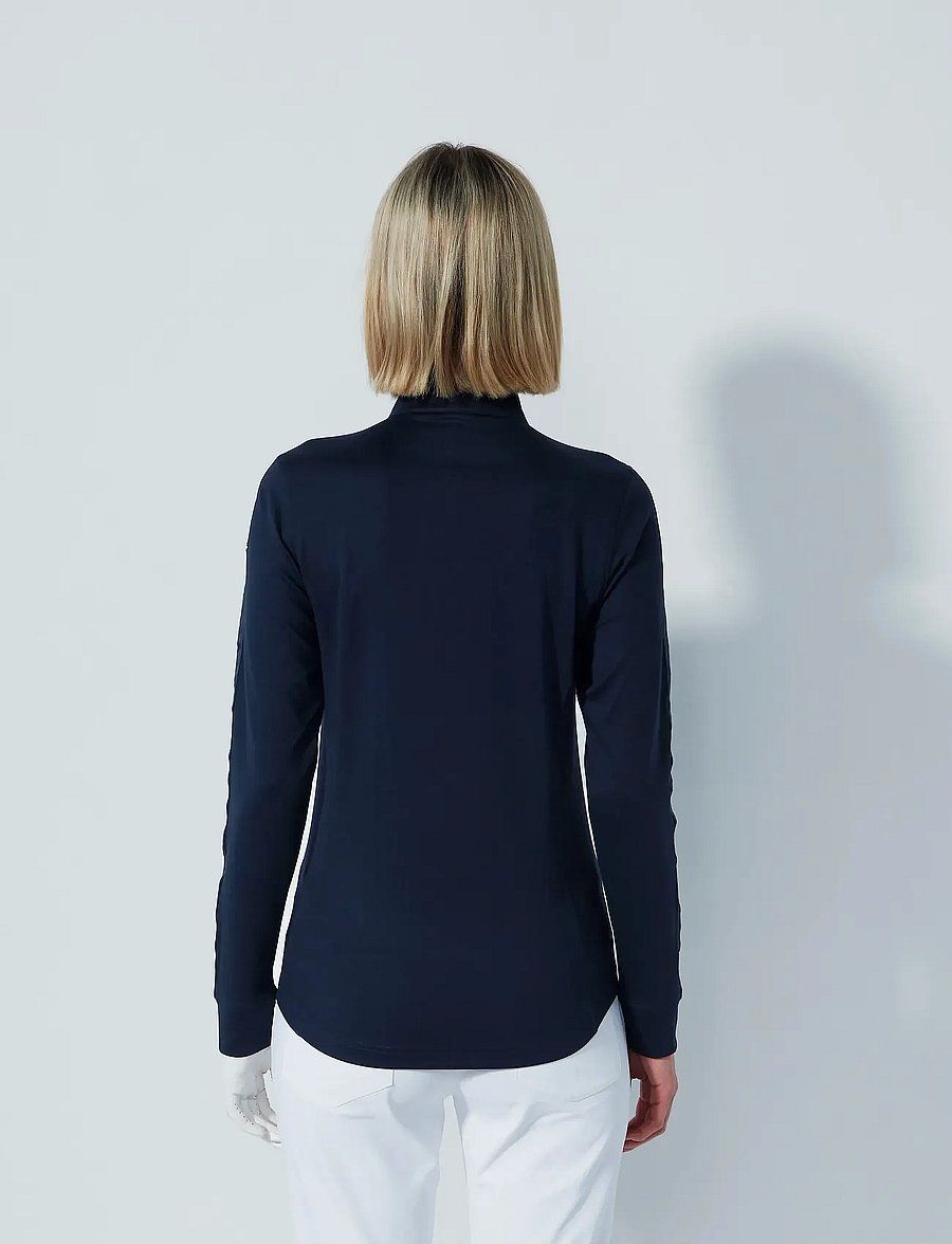Daily Sports - ANNA LS HALF NECK - oberteile - navy - 3
