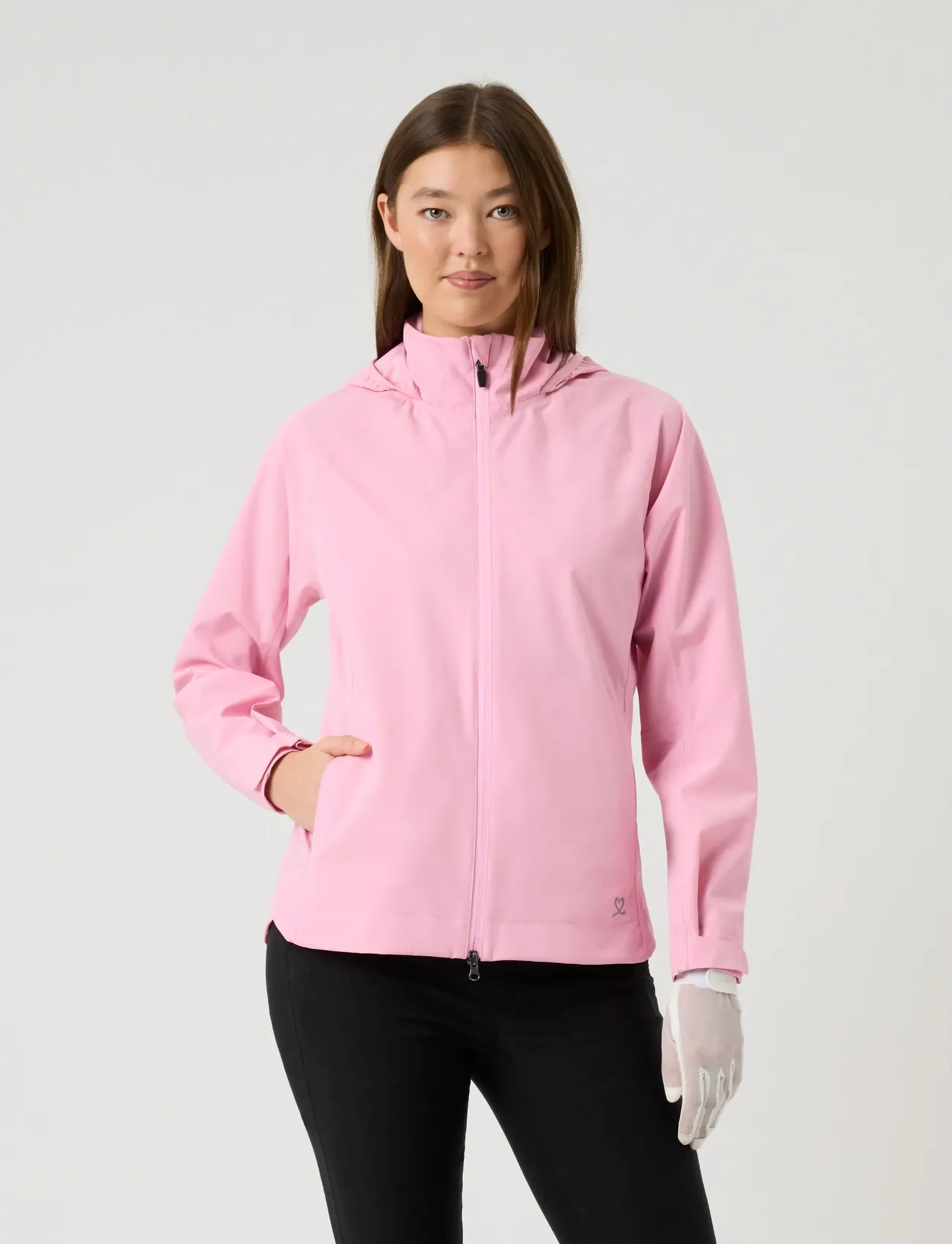 Daily Sports Flaine Rain Jacket, Kvinder, Regnjakke, Pink, Str: XL