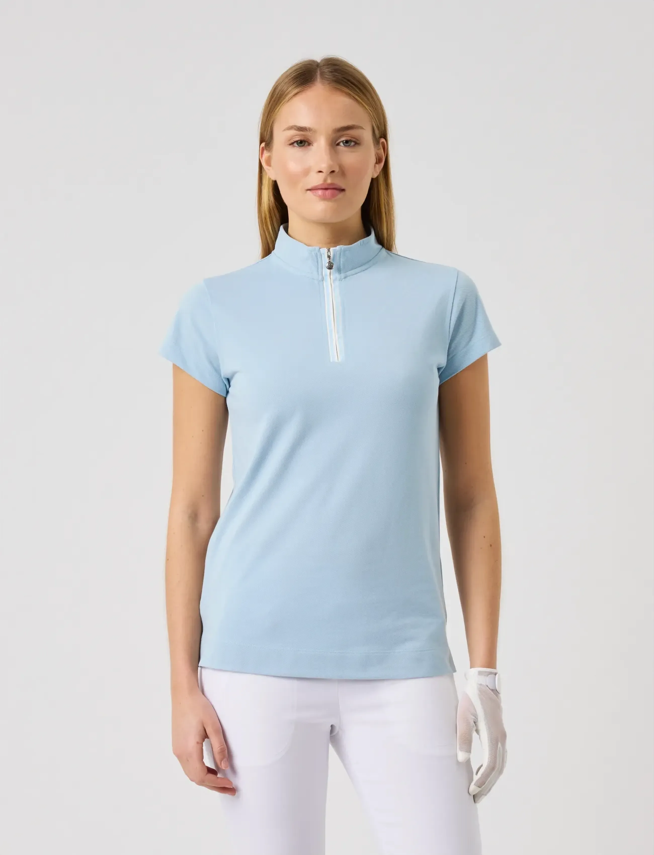 Daily Sports Kim Cap S Half Zip - T-Shirts & Tops - BREEZY BLUE / blue
