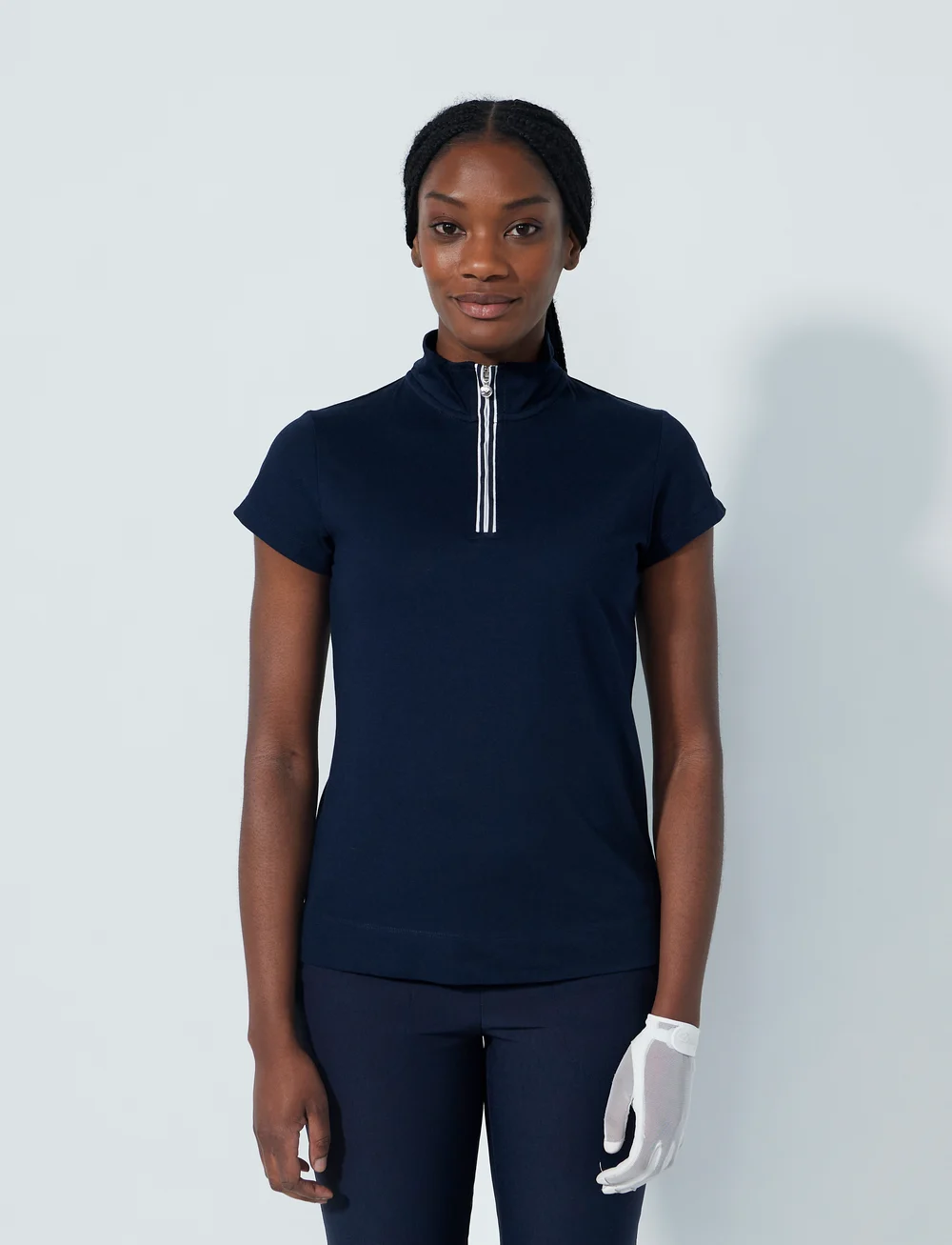Daily Sports - KIM CAP S HALF ZIP - t-shirts - navy - 0