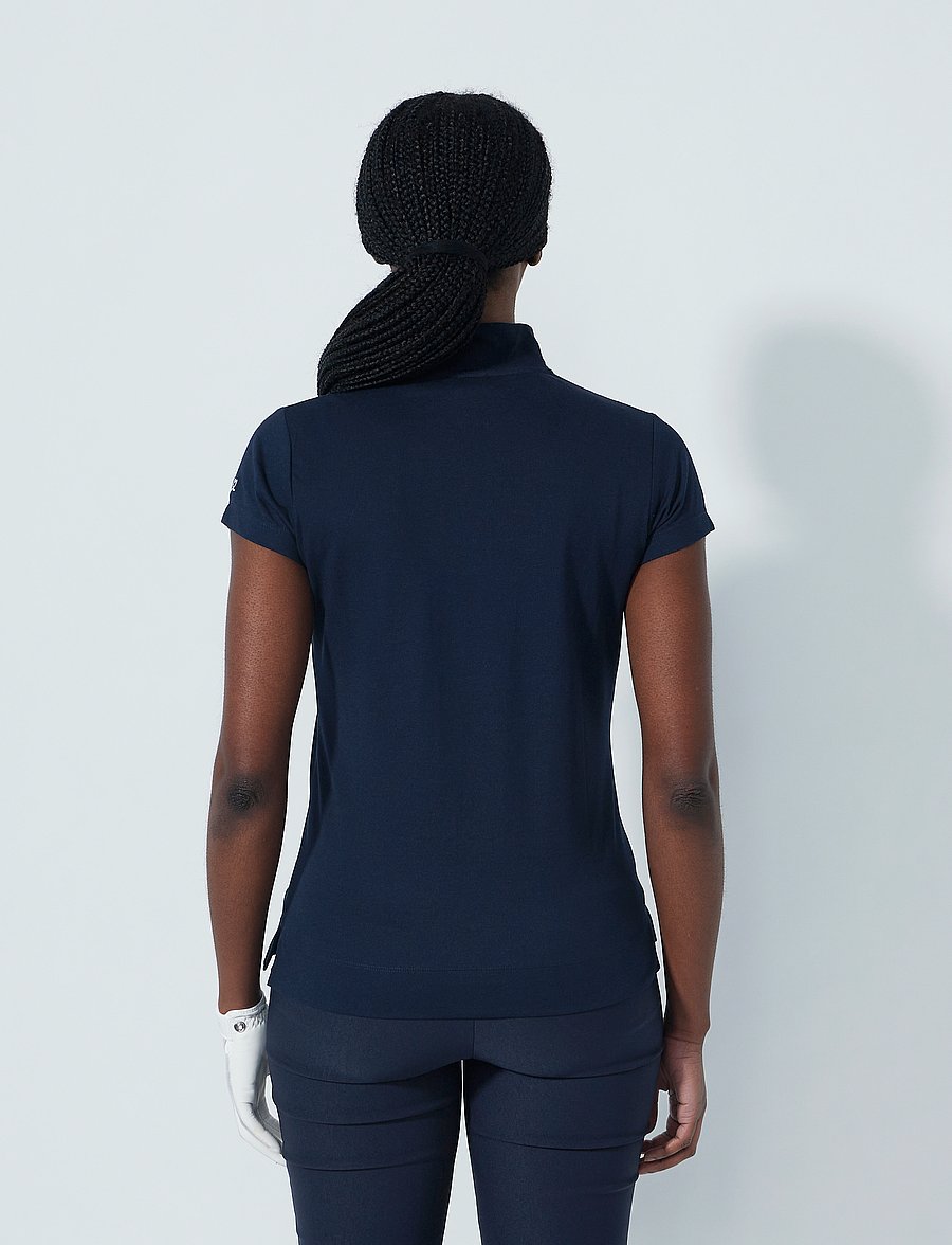 Daily Sports - Kim Cap S Half Zip - toppe & t-shirts - navy - 3