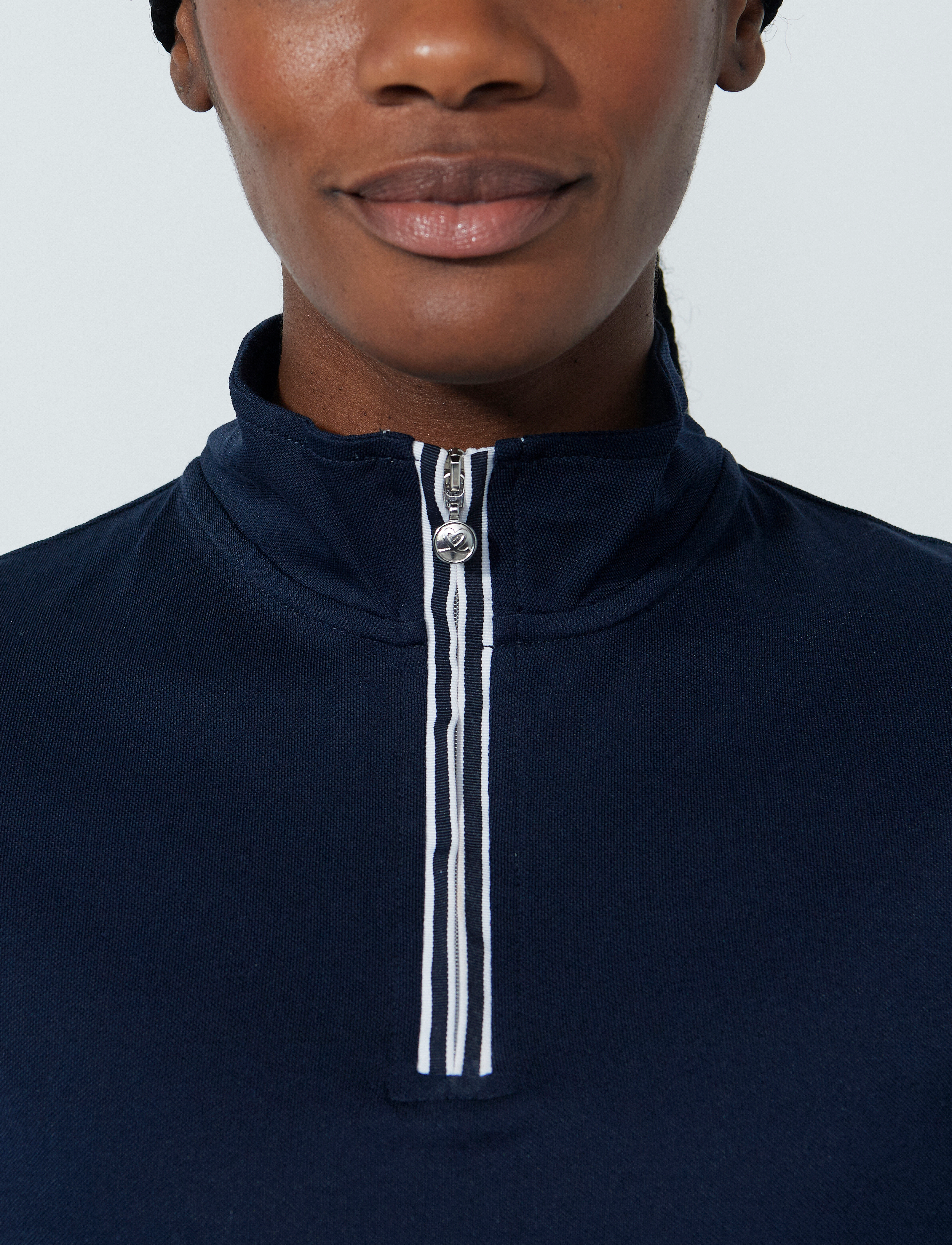 Daily Sports - Kim Cap S Half Zip - tops & t-shirts - navy - 4