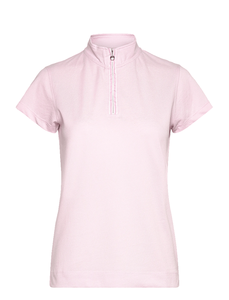 Daily Sports - Kim Cap S Half Zip - t-shirts - pink - 1