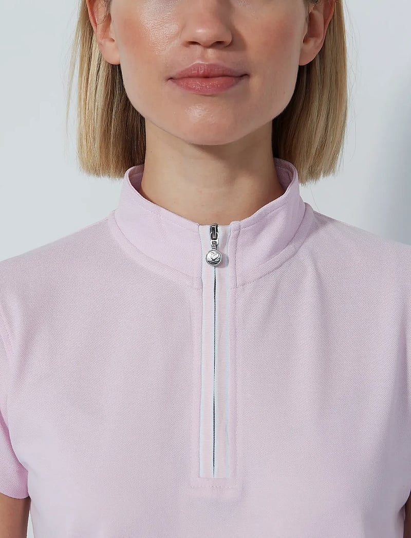 Daily Sports - Kim Cap S Half Zip - t-shirts - pink - 4