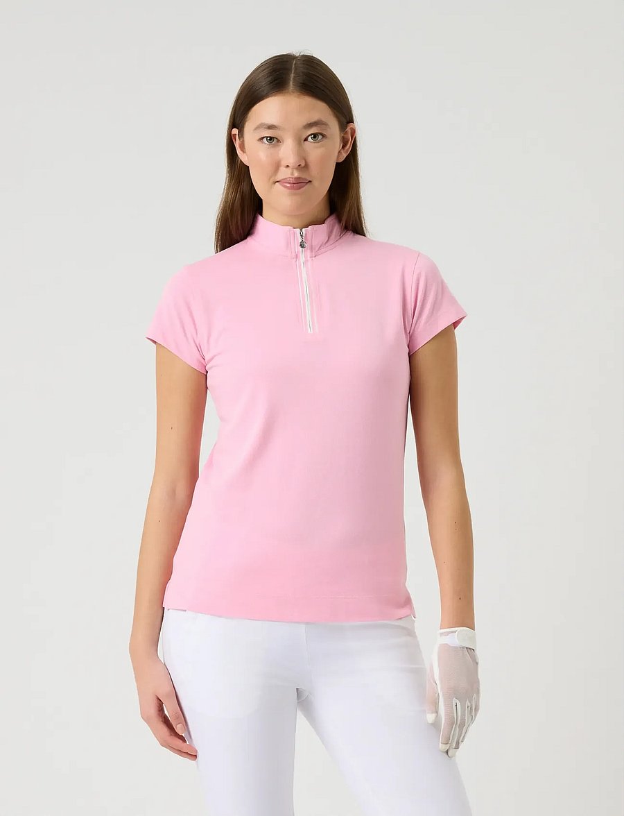 Daily Sports - Kim Cap S Half Zip - alussärgid ja t-särgid - prism pink - 0
