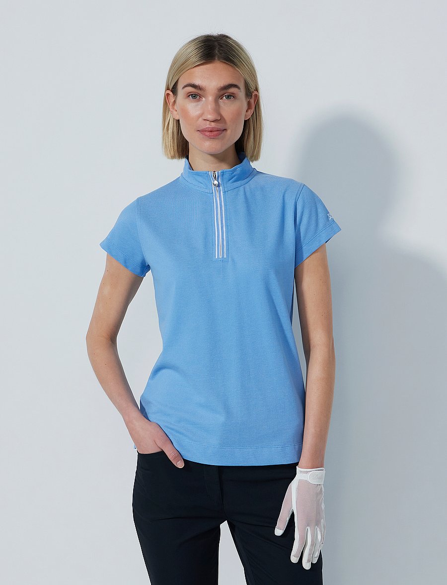 Daily Sports - Kim Cap S Half Zip - oberteile & t-shirts - sky - 0