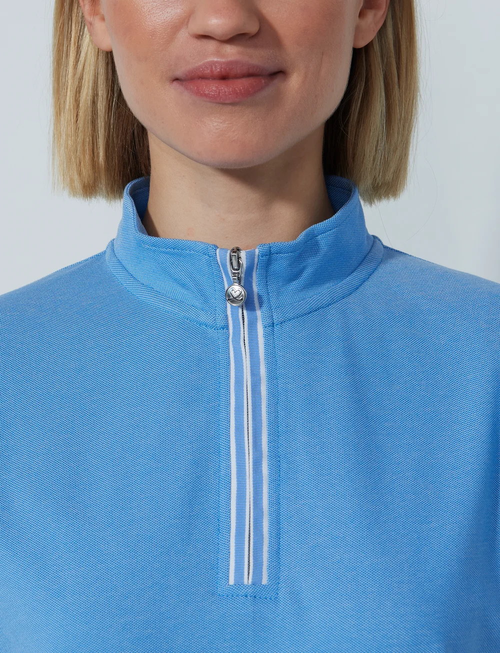Daily Sports - Kim Cap S Half Zip - t-shirts - sky - 4