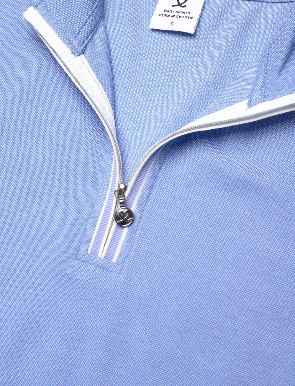 Daily Sports - Kim Cap S Half Zip - t-shirts - sky - 5