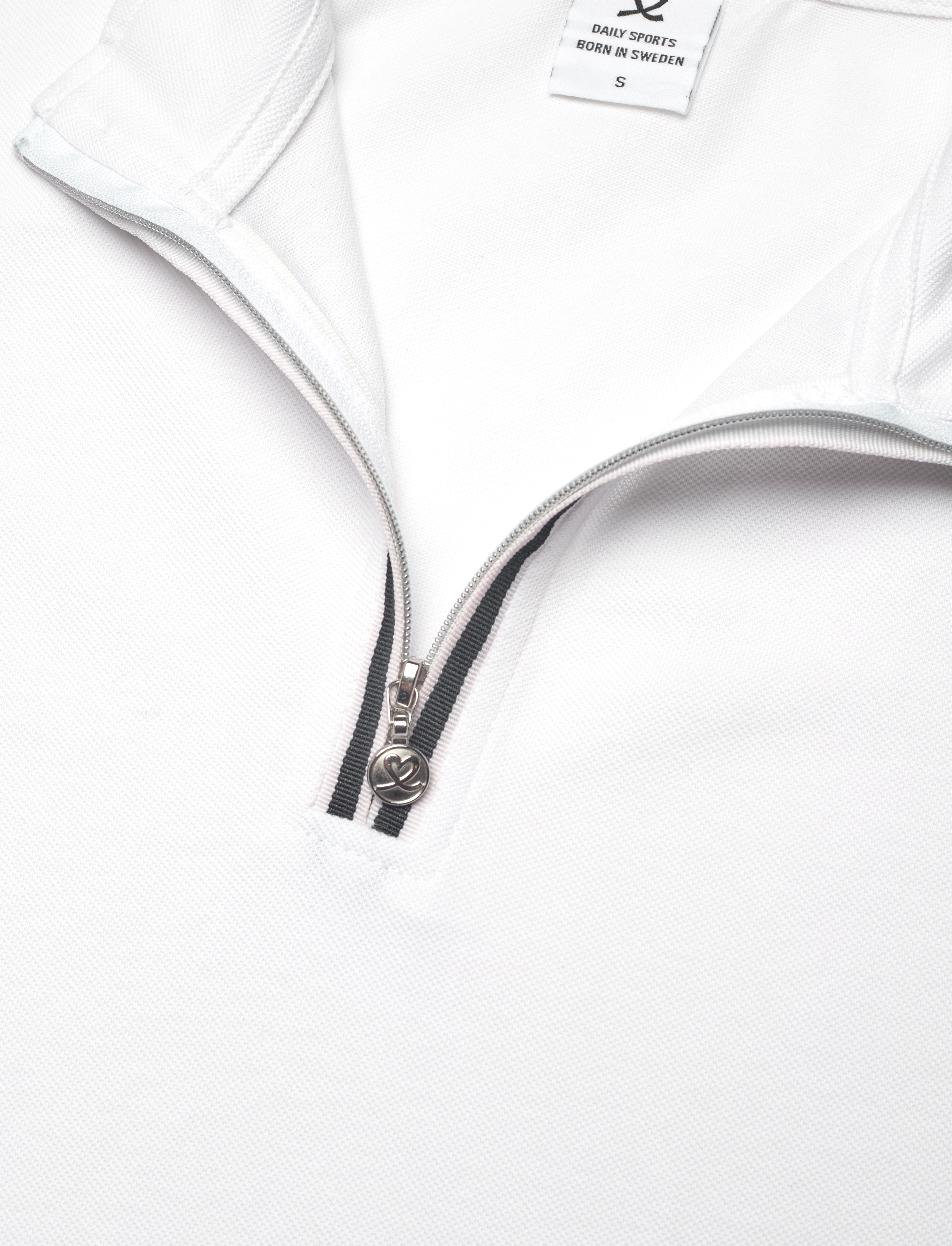 Daily Sports - Kim Cap S Half Zip - koszulki polo - white - 5