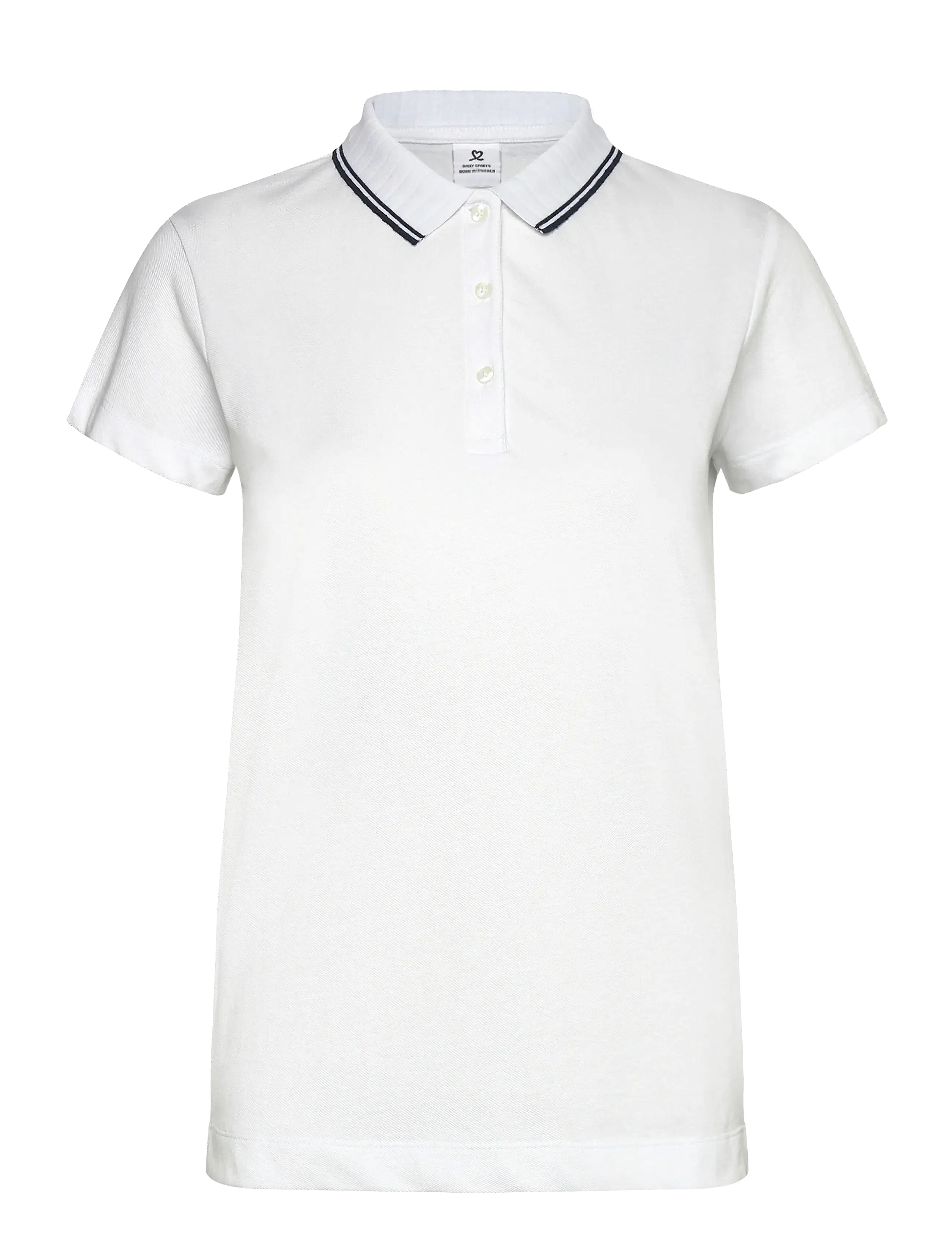 Daily Sports CANDY CAP S POLO SHIRT - Tøj - WHITE / white