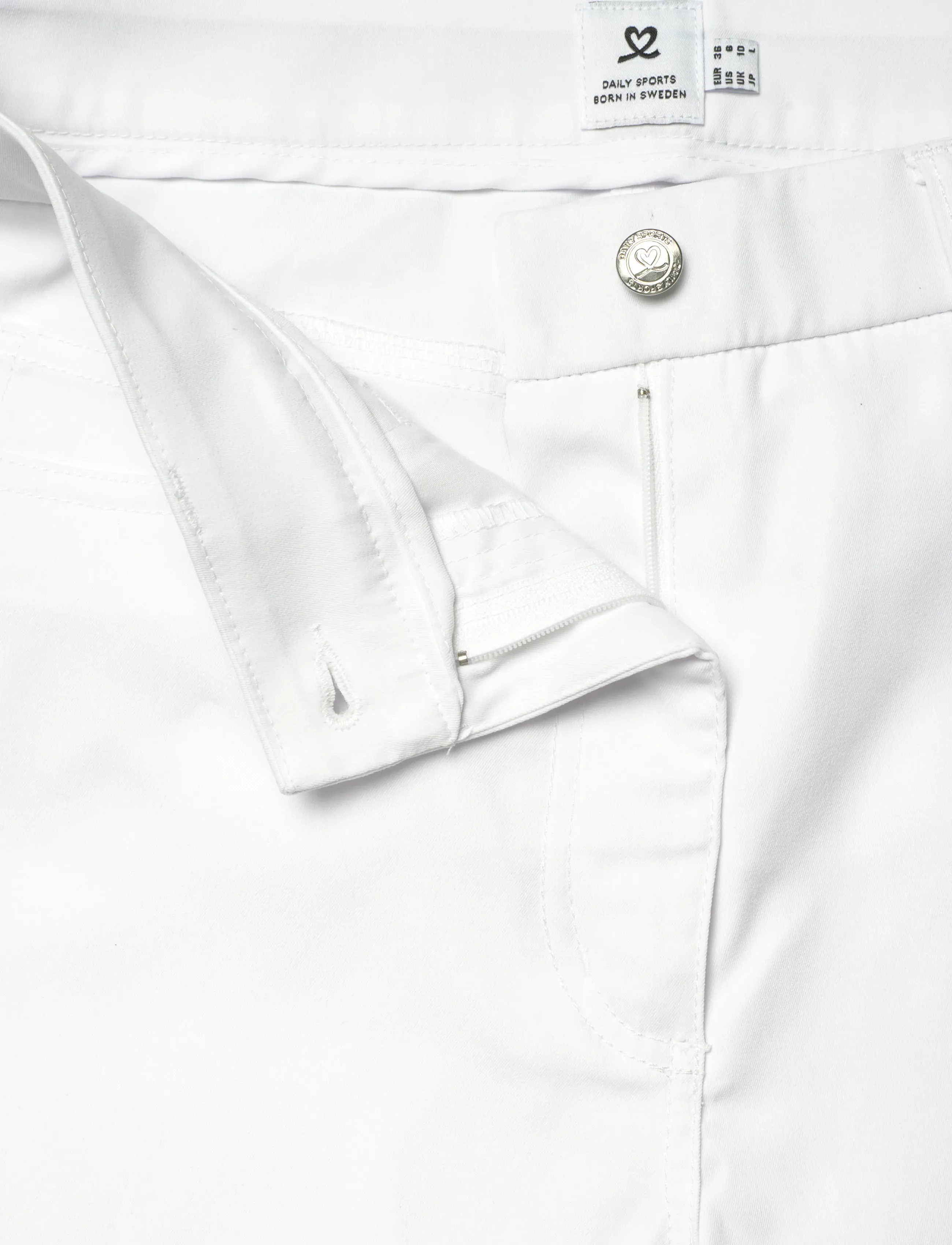 Daily Sports - Trieste Pants - golfhosen - white - 3