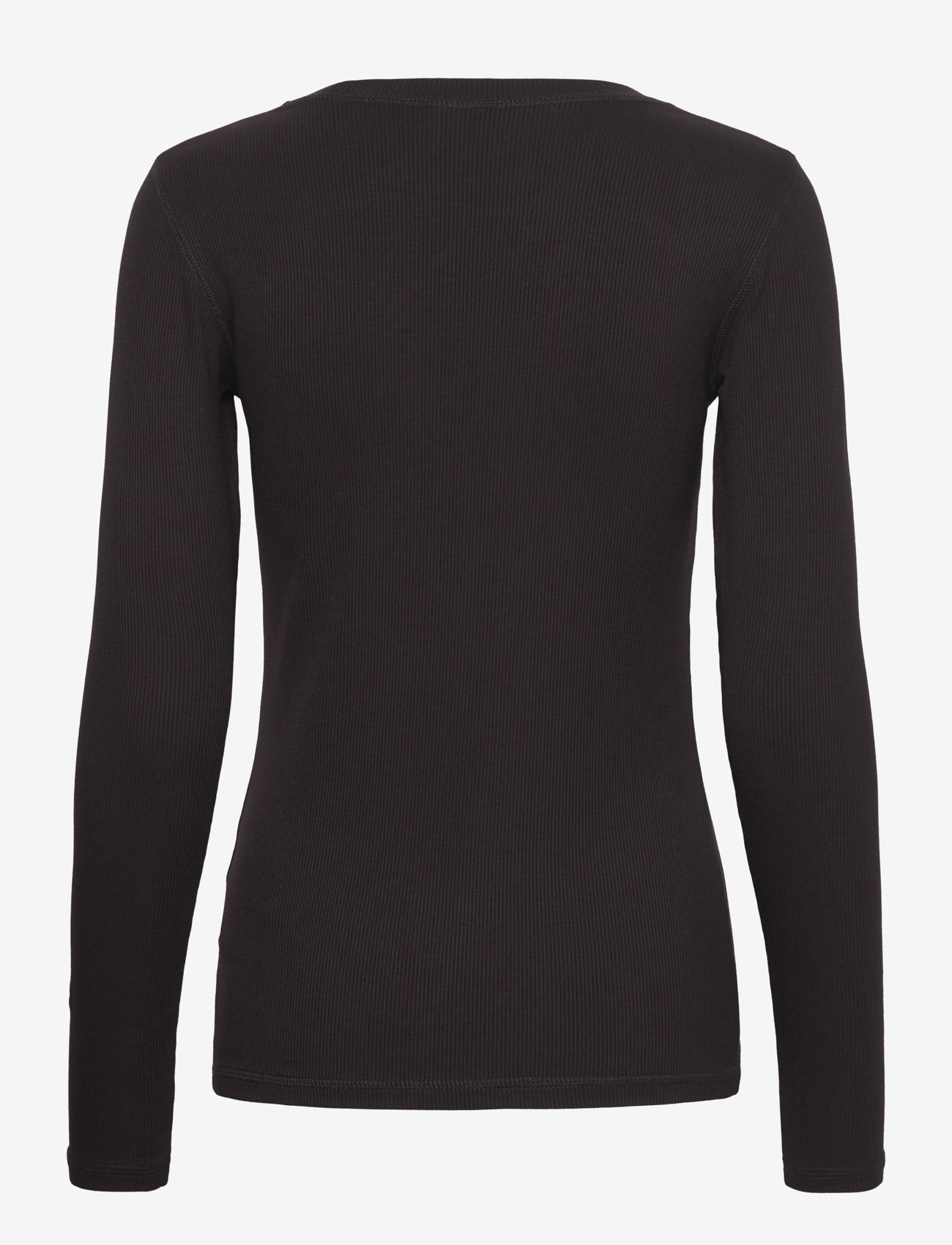 Daily Sports - Ancona LS Round neck - langærmede t-shirts - black - 2