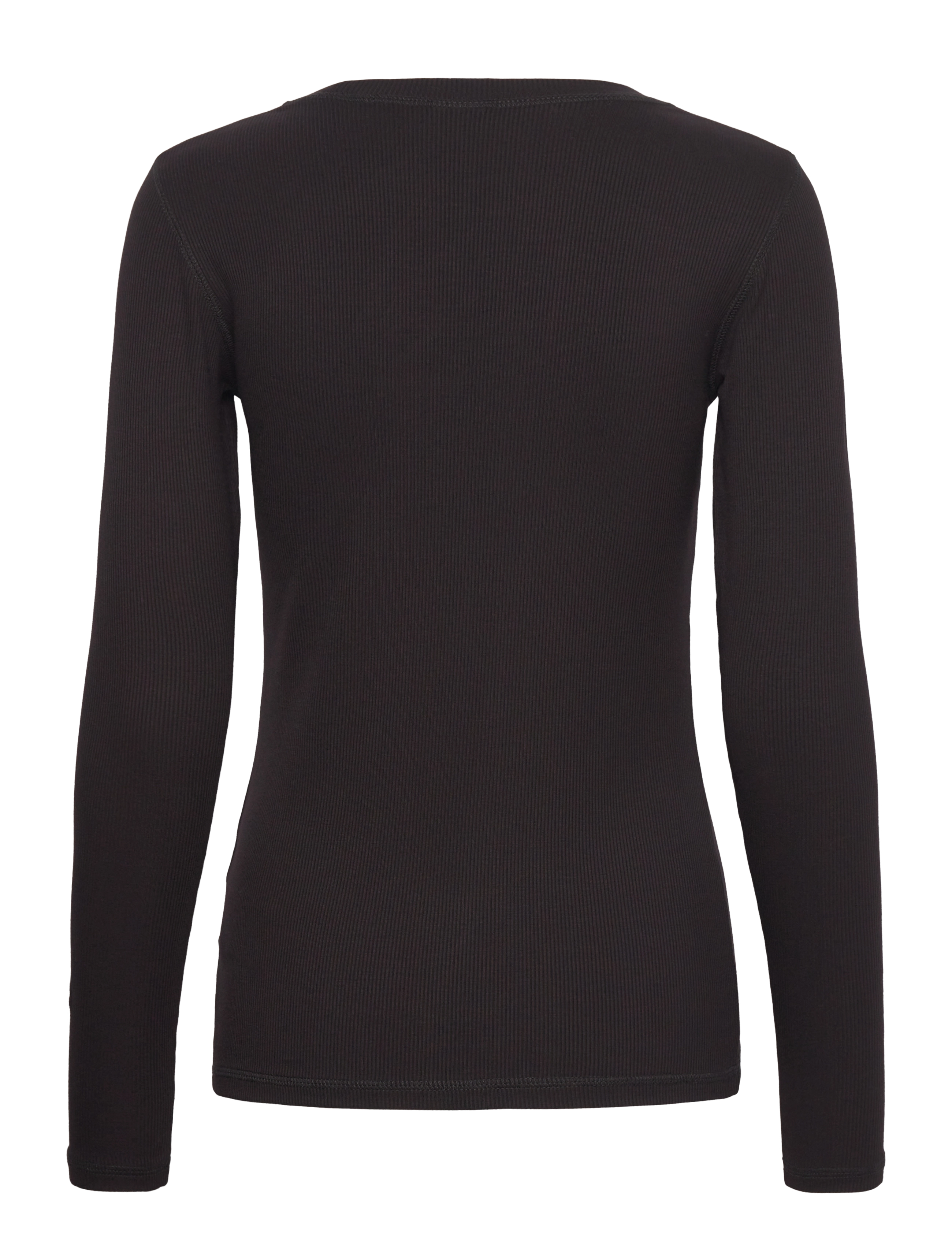 Daily Sports - Ancona LS Round neck - langærmede t-shirts - black - 2