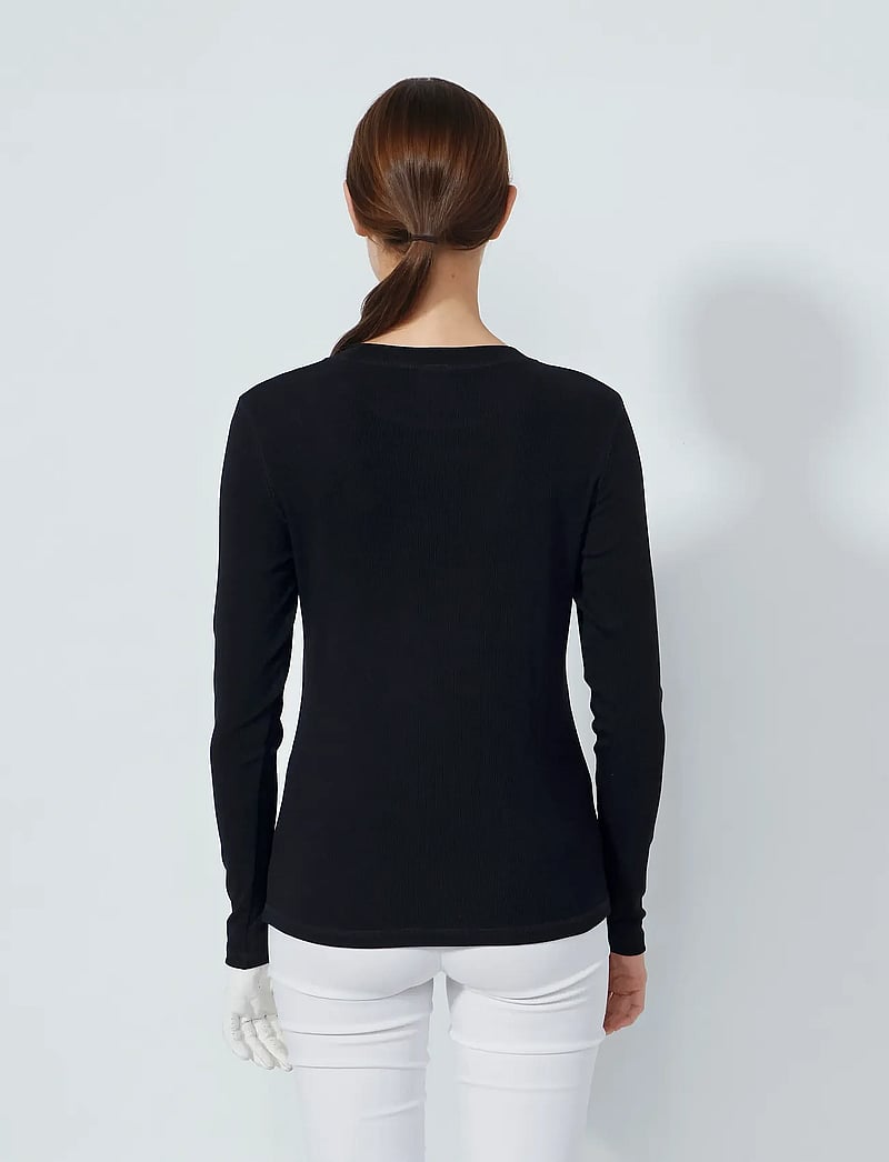 Daily Sports - Ancona LS Round neck - langærmede t-shirts - black - 3