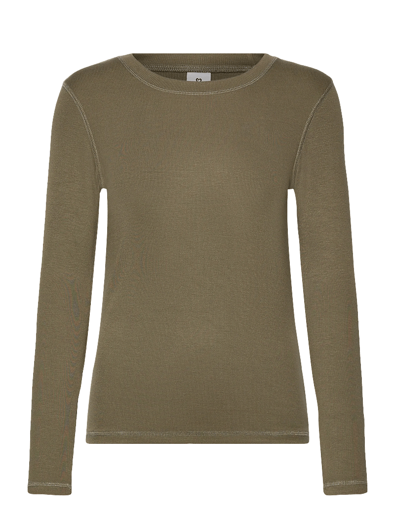Daily Sports - Ancona LS Round neck - långärmade tröjor - kalamata - 1