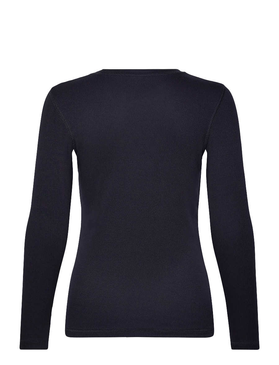 Daily Sports - Ancona LS Round neck - longsleeved tops - navy - 2
