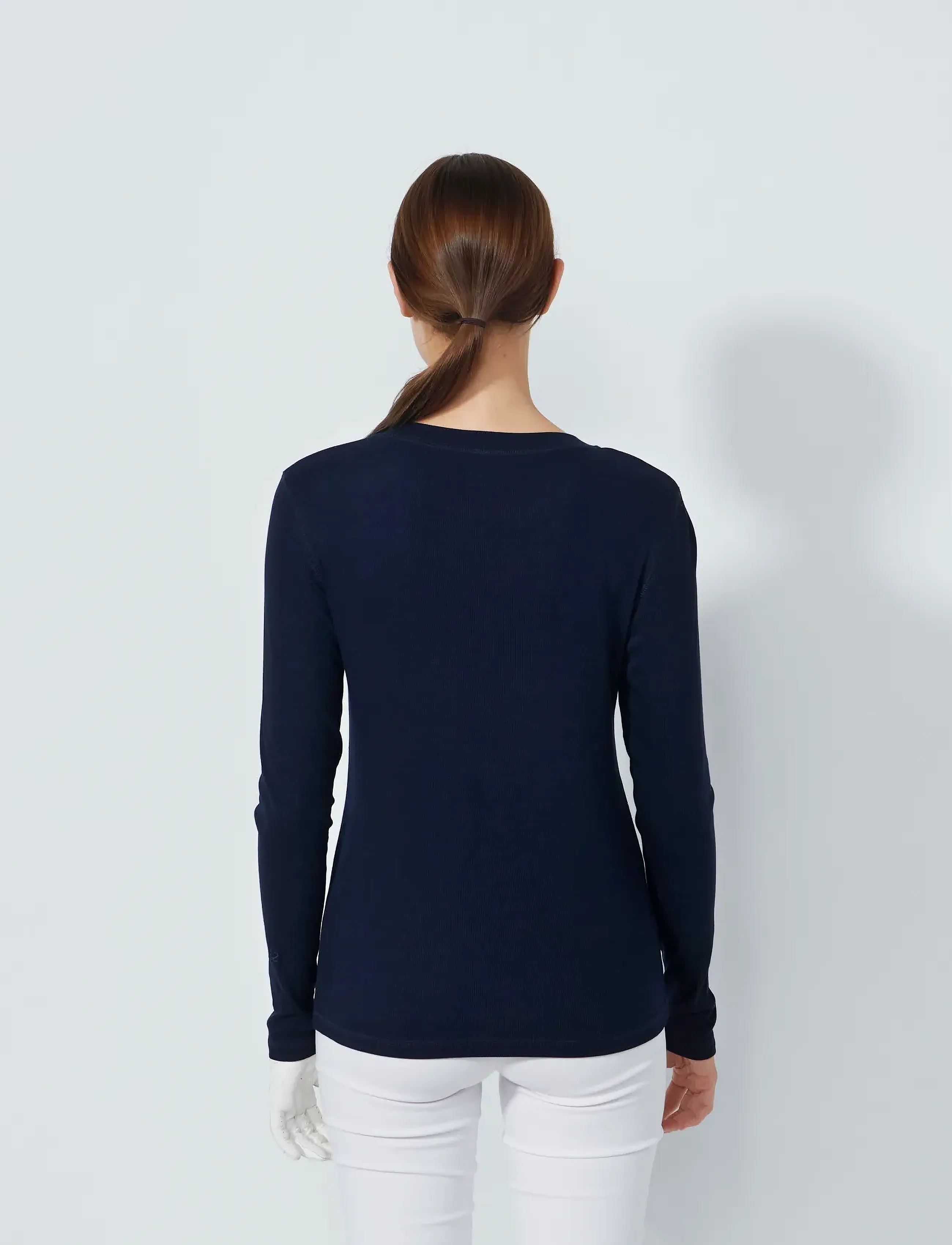 Daily Sports - Ancona LS Round neck - longsleeved tops - navy - 3