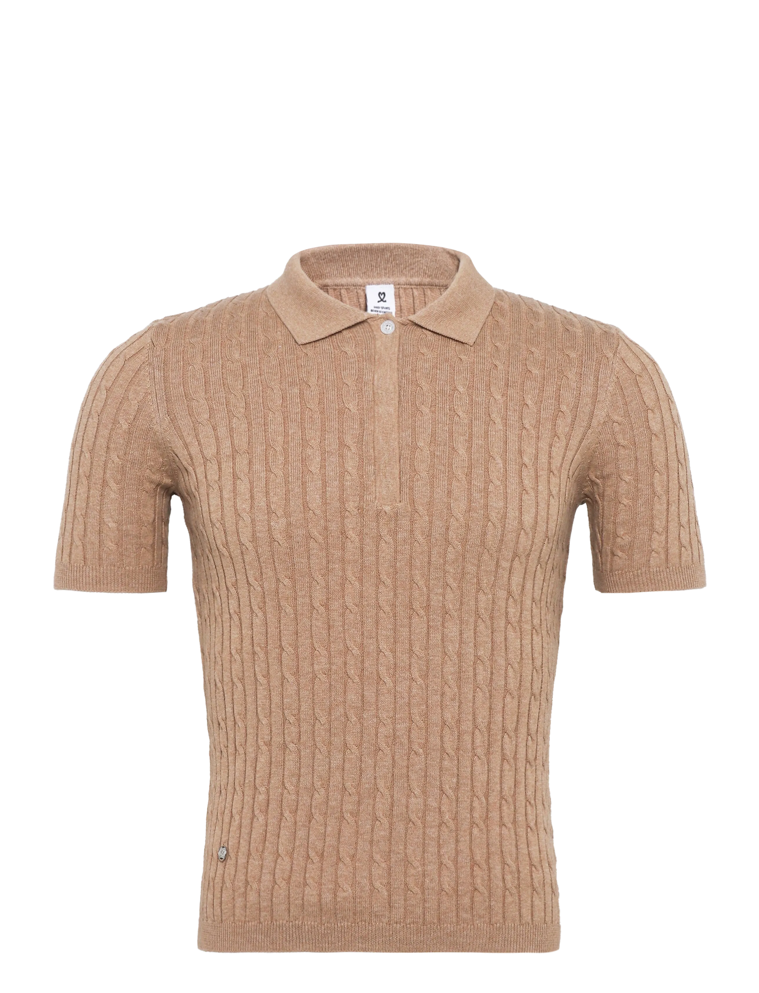 Daily Sports - Madelene 1/2S Polo shirt - toppe & t-shirts - bark - 1