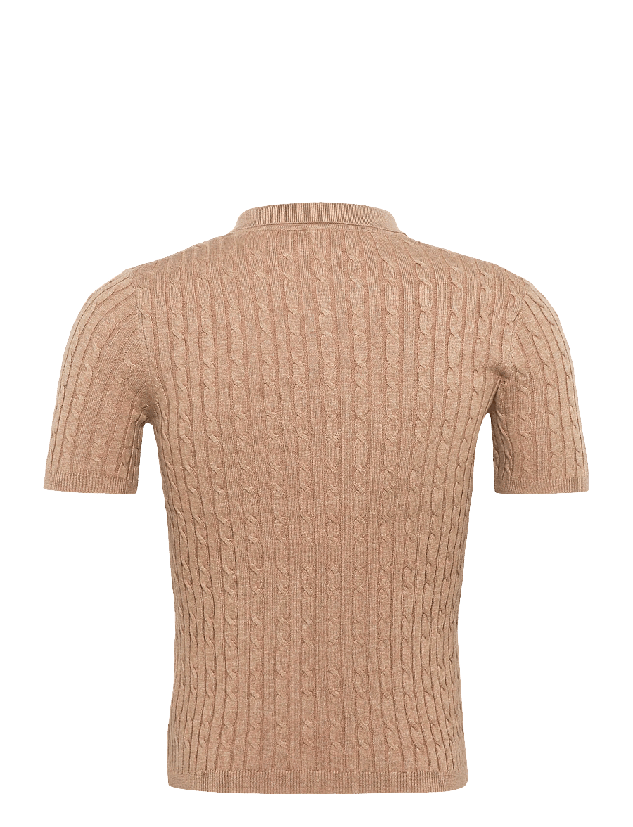 Daily Sports - Madelene 1/2S Polo shirt - oberteile & t-shirts - bark - 2