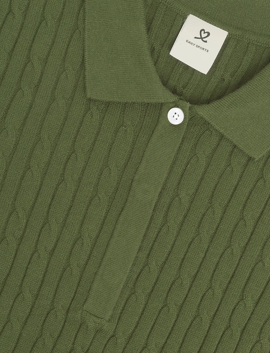 Daily Sports - Madelene 1/2S Polo shirt - oberteile & t-shirts - khakora - 5