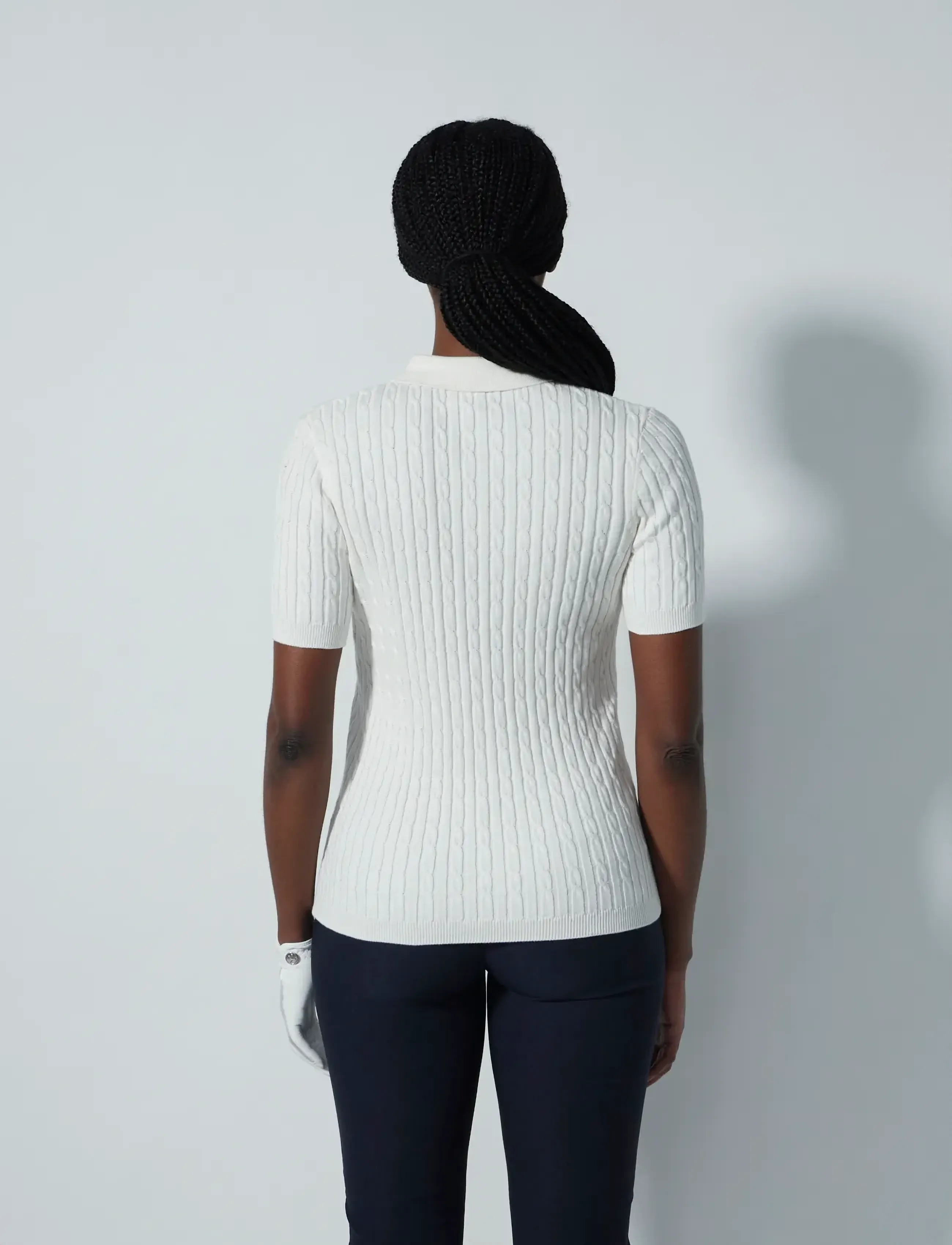 Daily Sports - Madelene 1/2S Polo shirt - toppe & t-shirts - white - 3