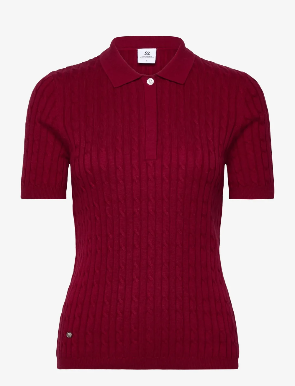 Daily Sports - Madelene 1/2S Polo shirt - oberteile & t-shirts - winery - 1