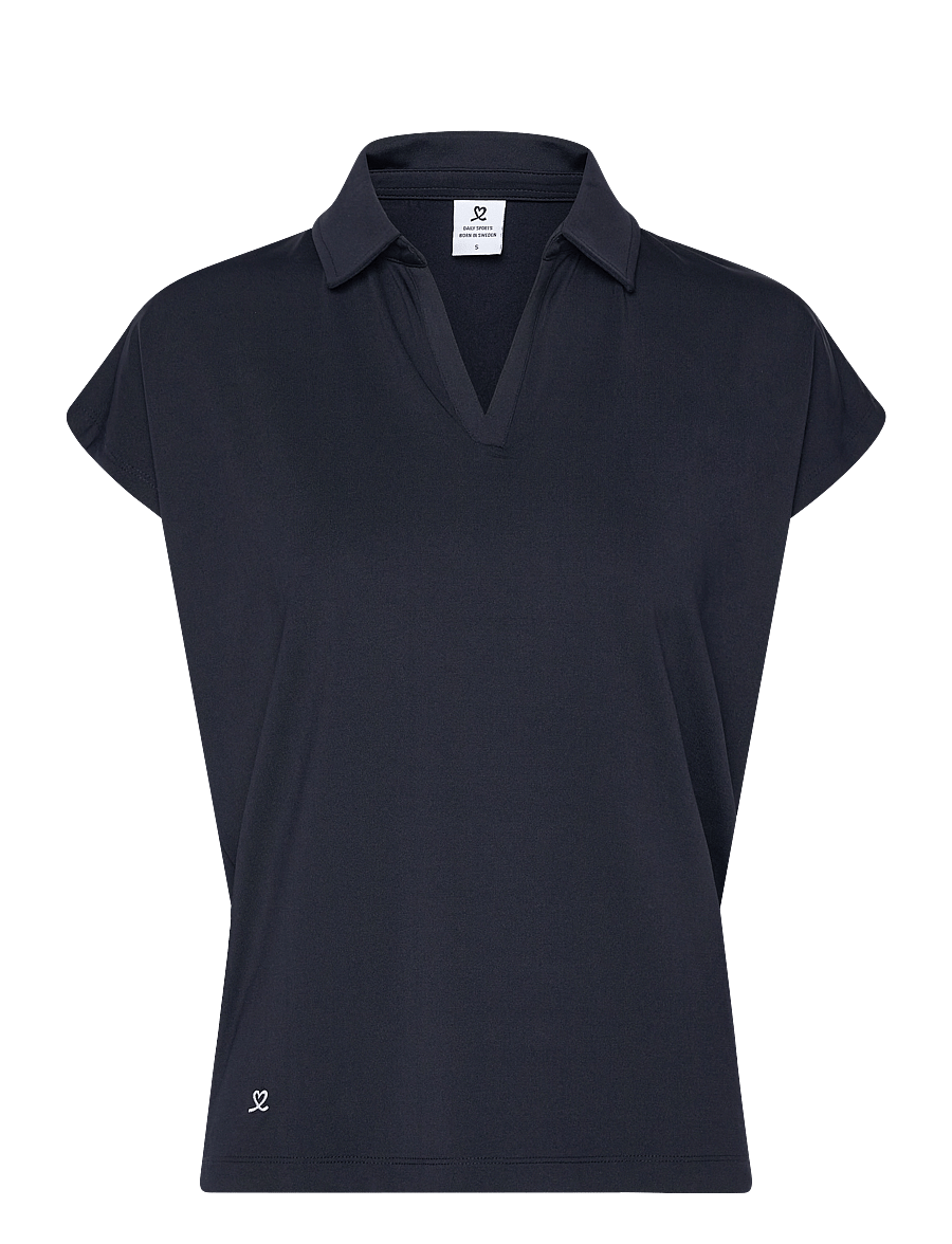 Daily Sports - BELLA BIRDIE CAP S POLO SHIRT - oberteile & t-shirts - navy - 1