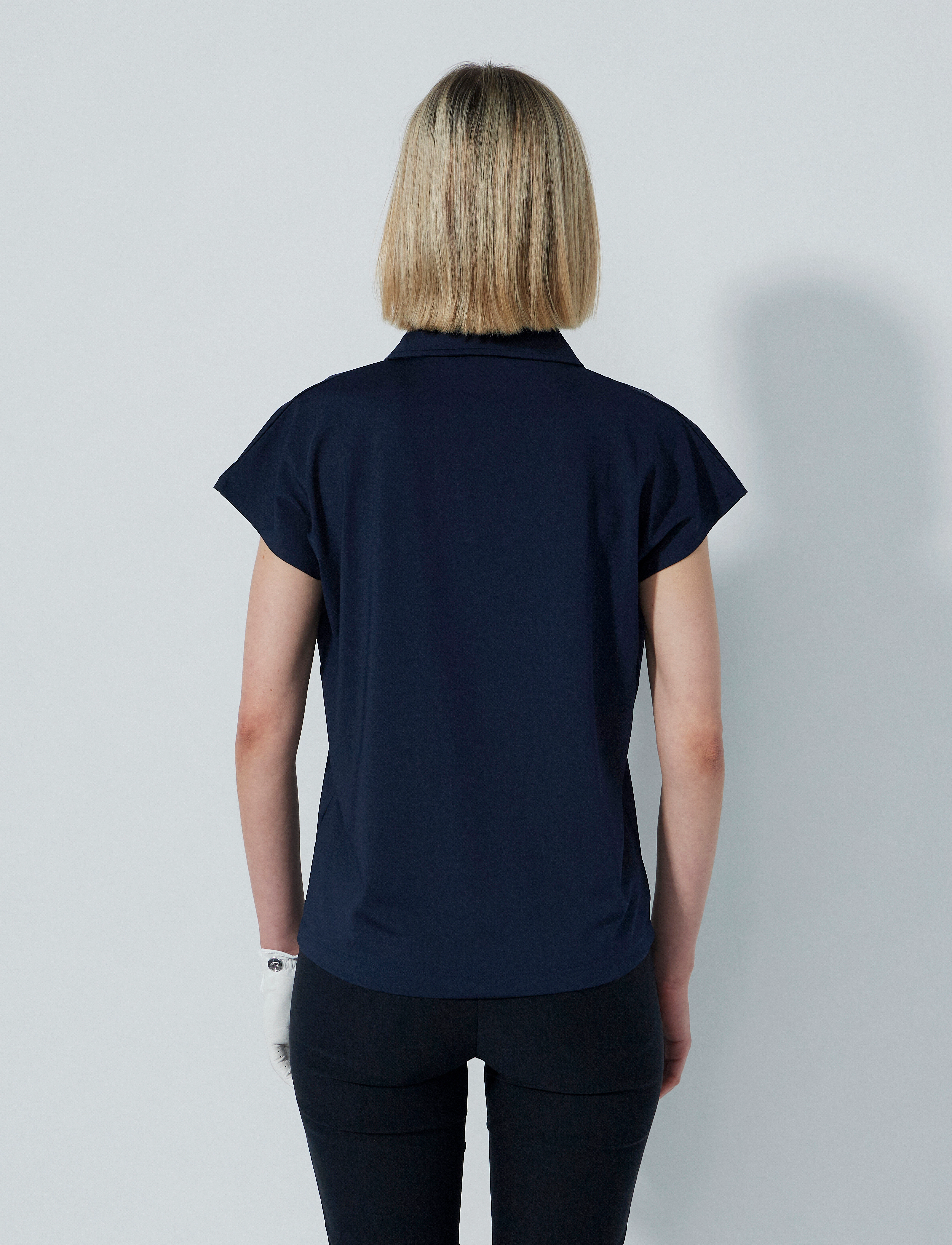 Daily Sports - BELLA BIRDIE CAP S POLO SHIRT - tops & t-shirts - navy - 3